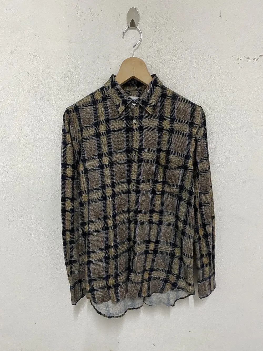 Comme des Garcons Rare Design Comme Des Garçons Flannel Shirt Jacket Size US S / EU 44-46 / 1 - 2 Thumbnail