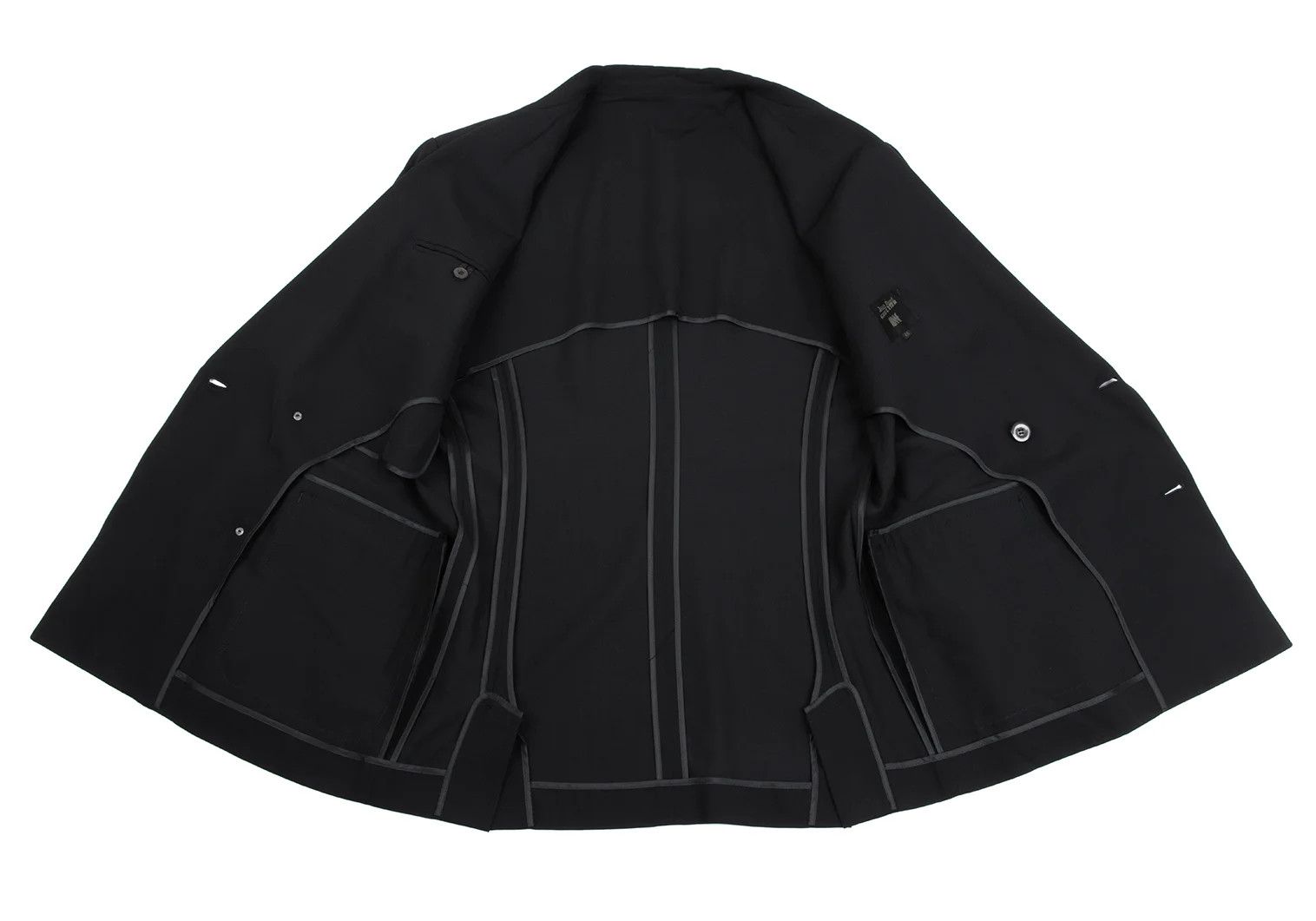 Jean Paul Gaultier Wool Big Lapel Double Jacket in Black Size 48 Size US M / EU 48-50 / 2 - 13 Thumbnail