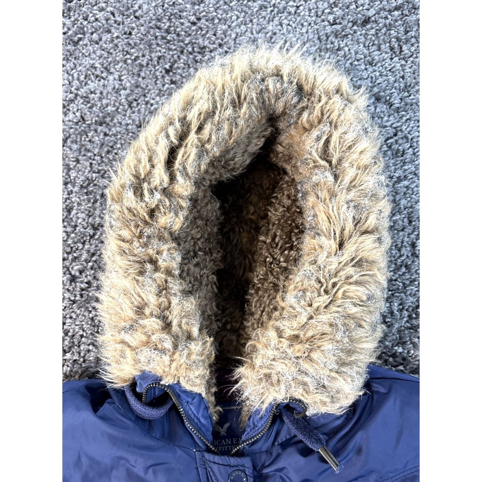 American Eagle Outfitters VINTAGE American Eagle Outfitters Puffer Jacket Womens L Blue Size L / US 10 / IT 46 - 6 Thumbnail