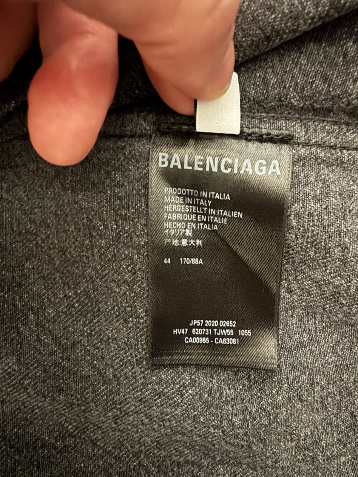Balenciaga Camo denim jacket (made in Italy) Size US S / EU 44-46 / 1 - 7 Thumbnail