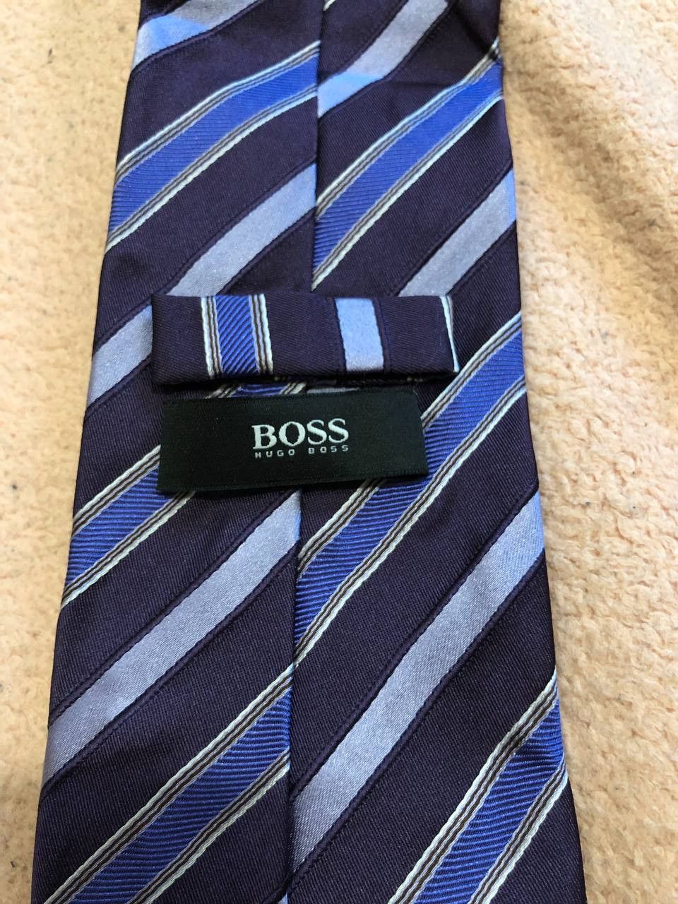 Hugo Boss Vintage print striped Tie Hugo Boss Y2K made in Italy Size ONE SIZE - 2 Thumbnail