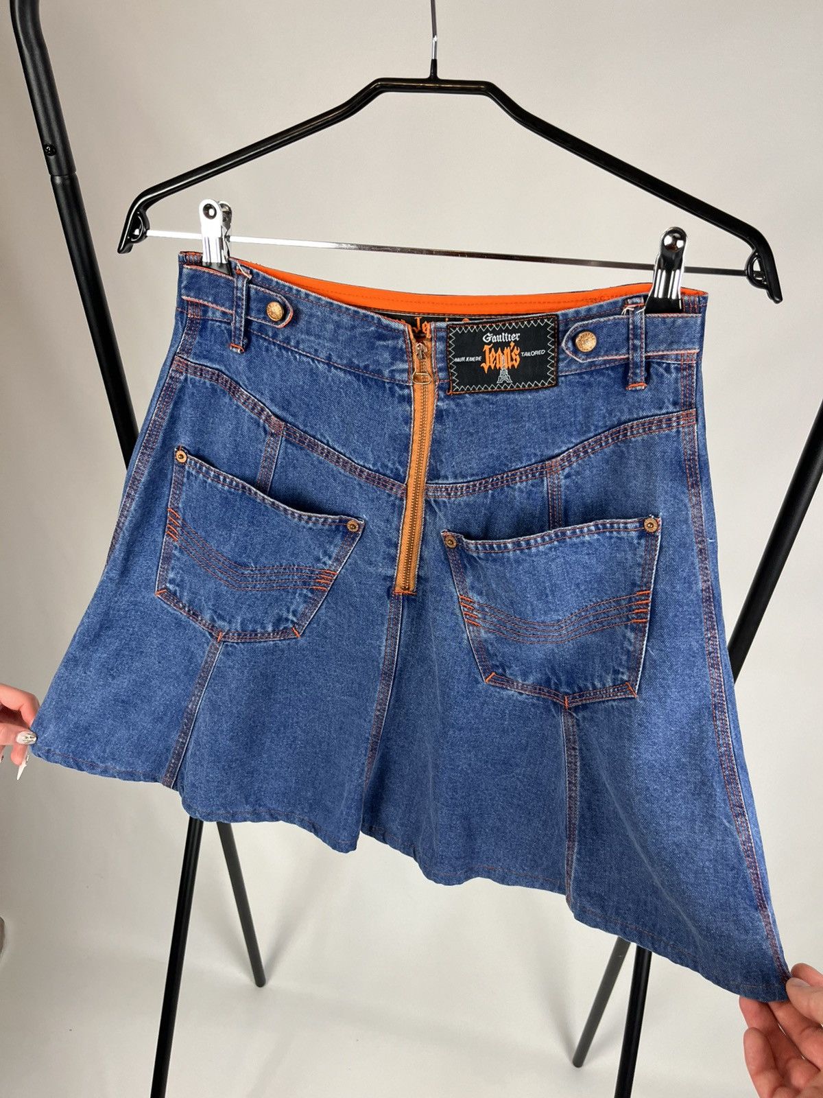 Vintage Jean Paul Gaultier JPG Skirt Denim Avantgarde