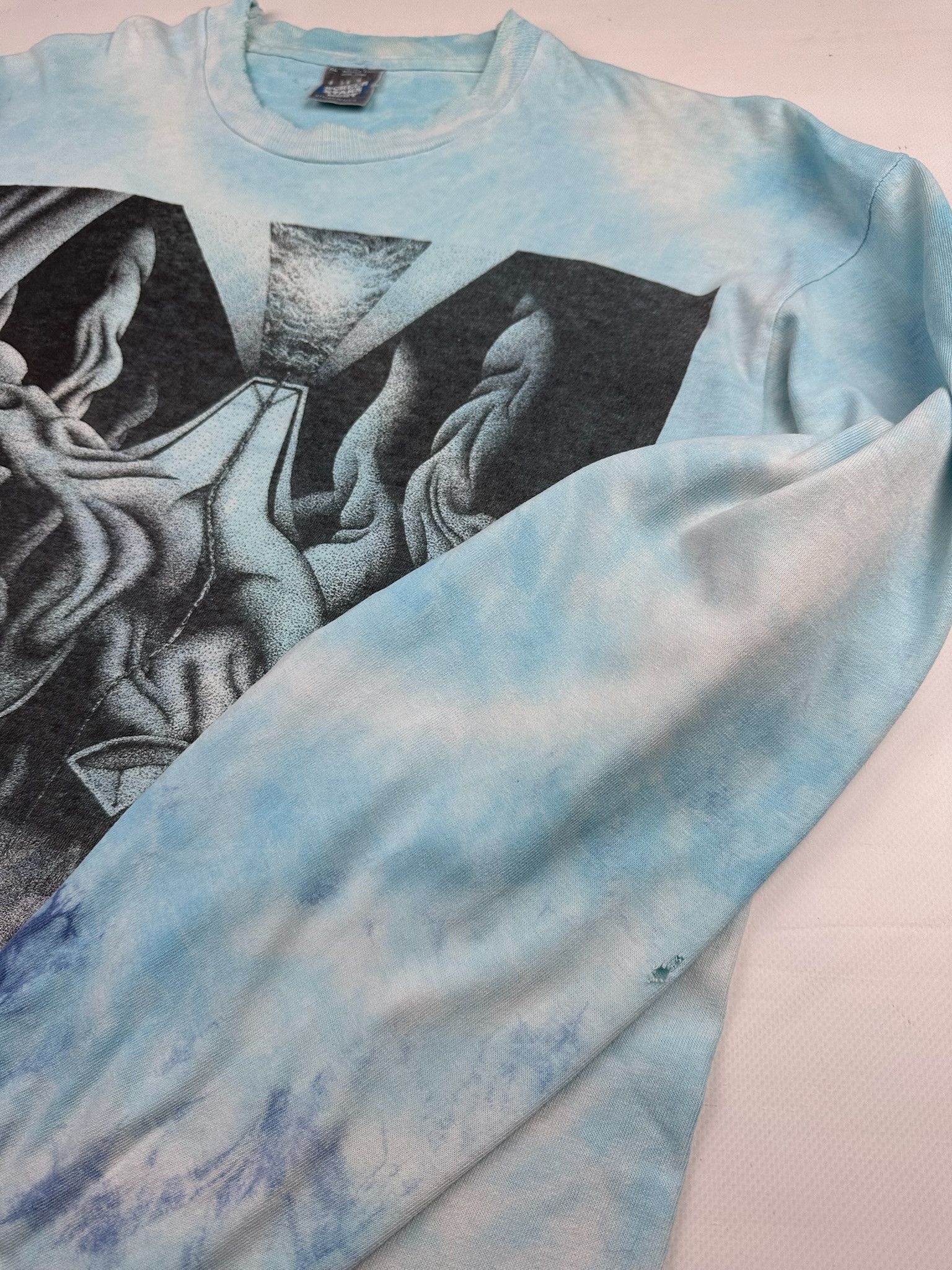 Other vintage mc escher style tee acid psychedelic techno art Size US XL / EU 56 / 4 - 3 Thumbnail