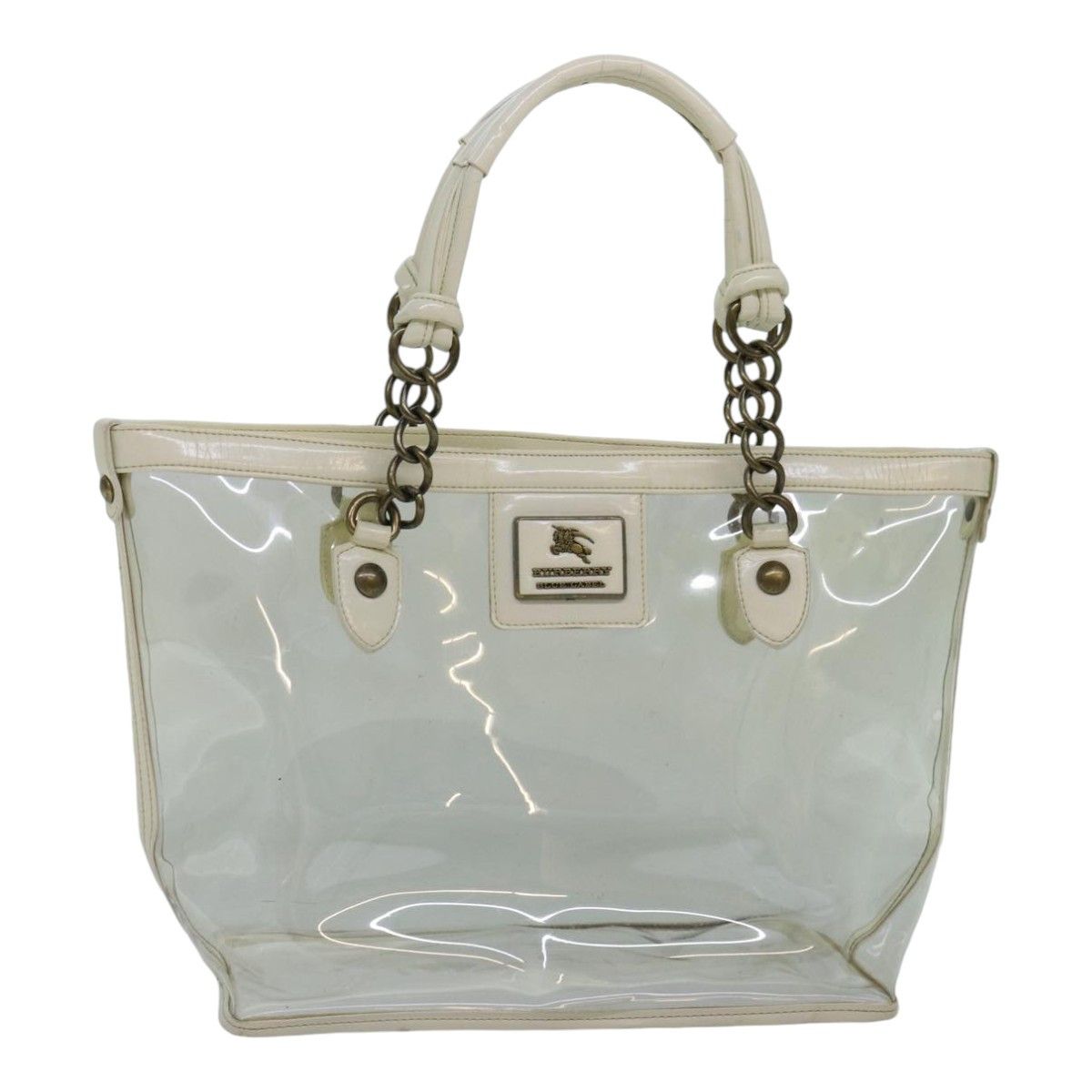 Burberry Transparent Vinyl Shoulder Bag (Pre-Owned) Size ONE SIZE - 1 Thumbnail