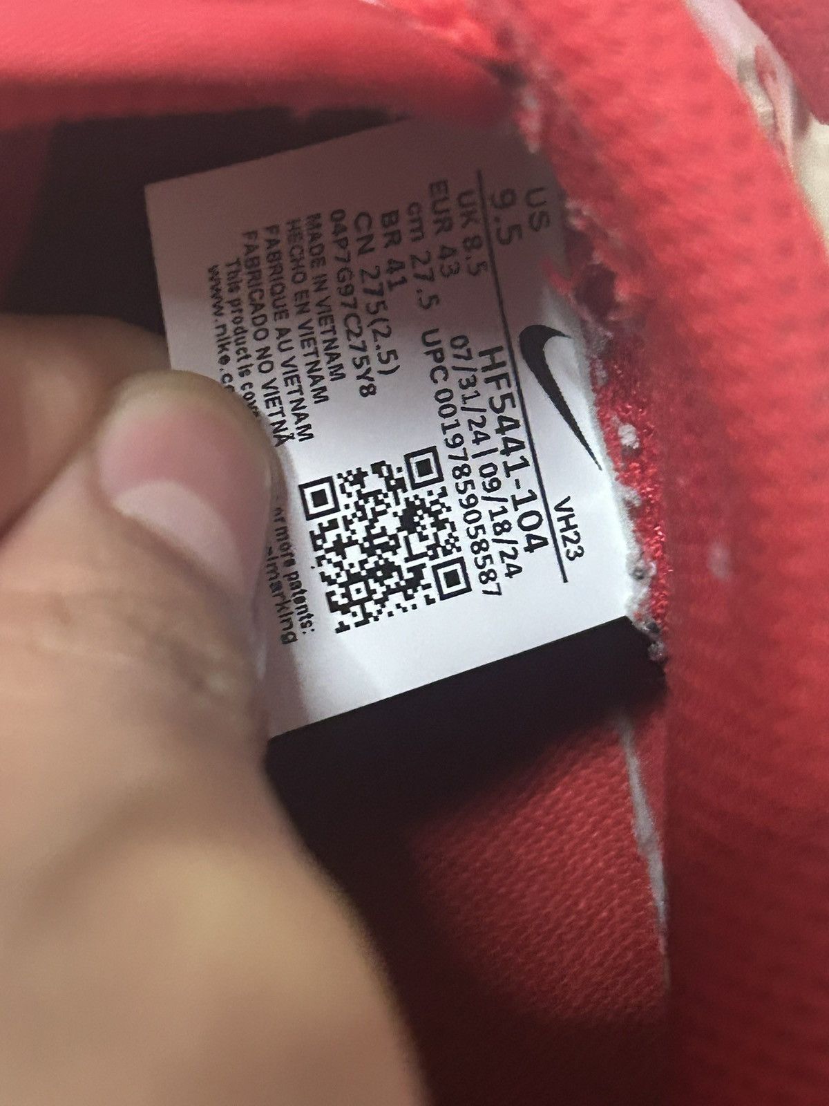 Nike Nike dunk low university red Size US 9.5 / EU 42-43 - 6 Thumbnail