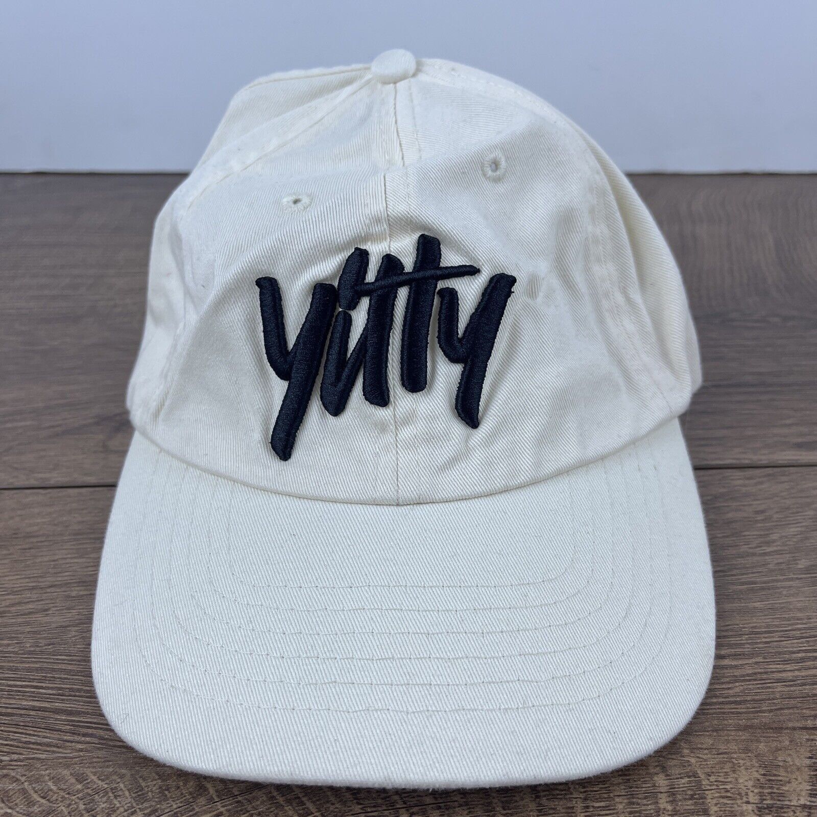 Other Yitty Hat Yitty White Hat Adjustable Adult Size Hat White Ca Size ONE SIZE - 3 Thumbnail