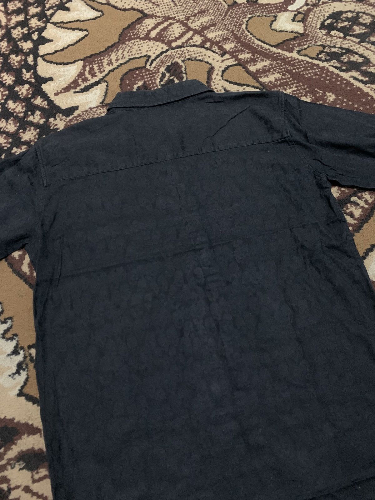 If Six Was Nine 90s Omkoe Overprint Skull Shirt Size US M / EU 48-50 / 2 - 3 Thumbnail