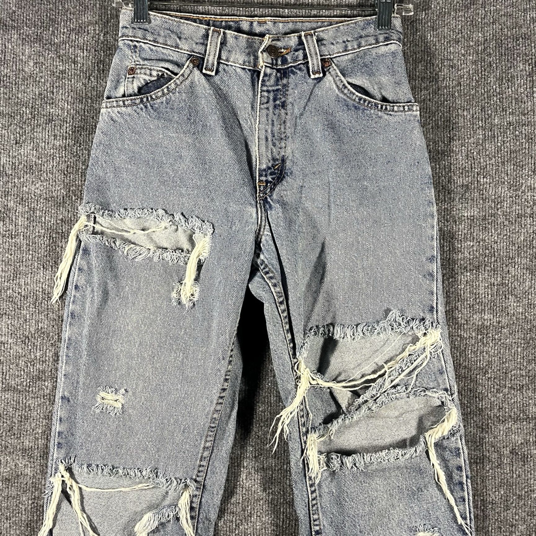 Levi's Levi's 950 Orange Tab Relaxed High Rise Vintage Denim Jeans Womens 26x27 Actual Size 26" / US 2 / IT 38 - 5 Thumbnail