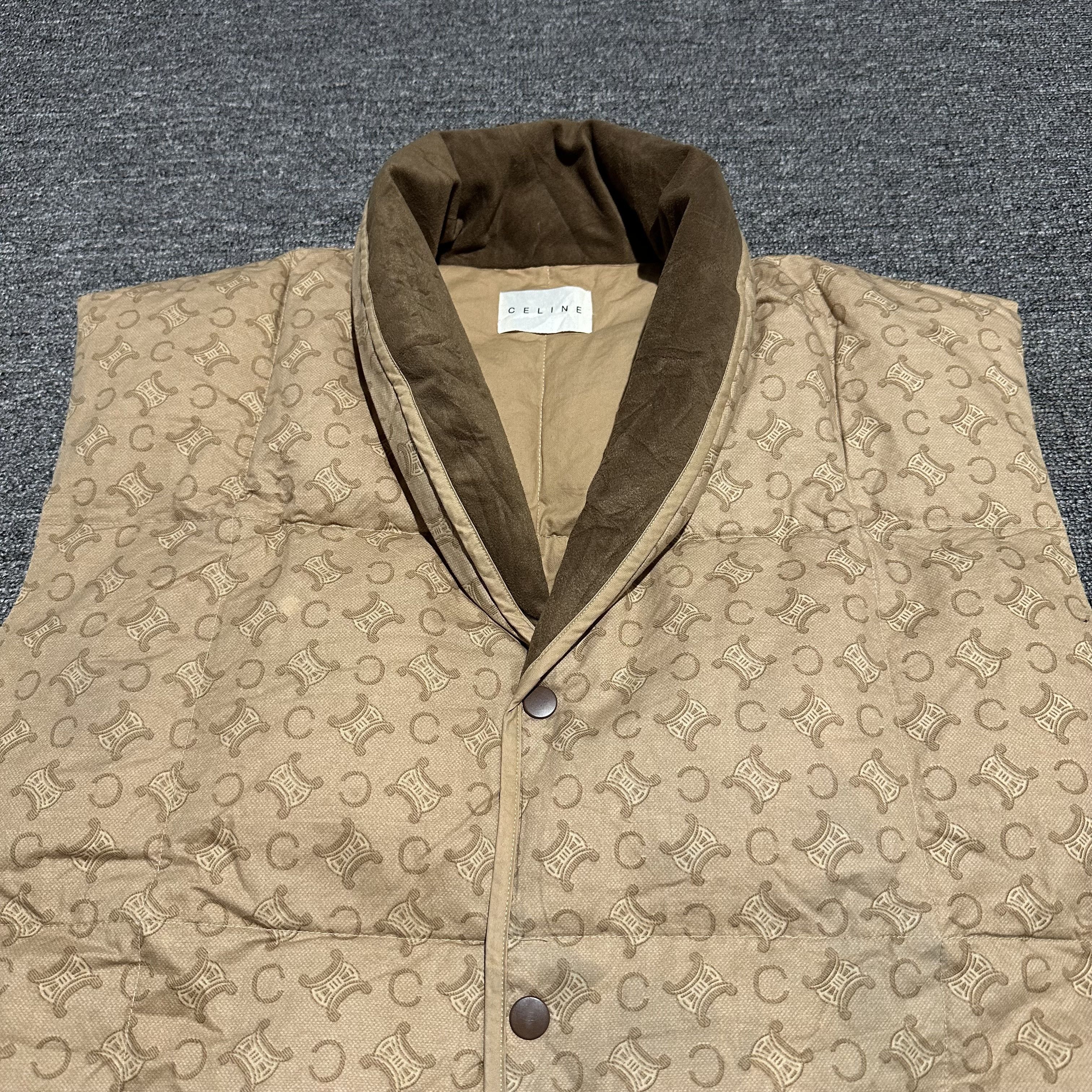 Celine Vintage Celine Monogram Vest Size US L / EU 52-54 / 3 - 2 Thumbnail