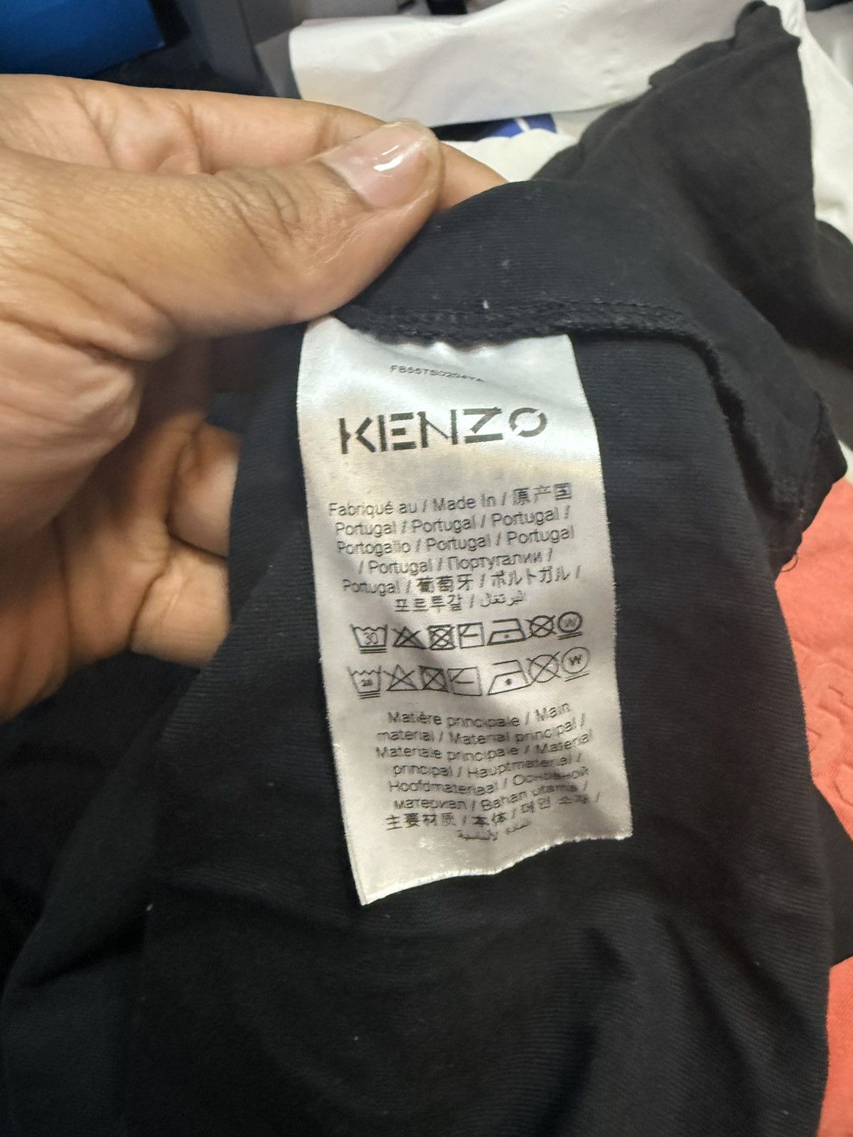 Kenzo Kenzo Big logo Tiger Print black blue tshirt Size US S / EU 44-46 / 1 - 5 Thumbnail