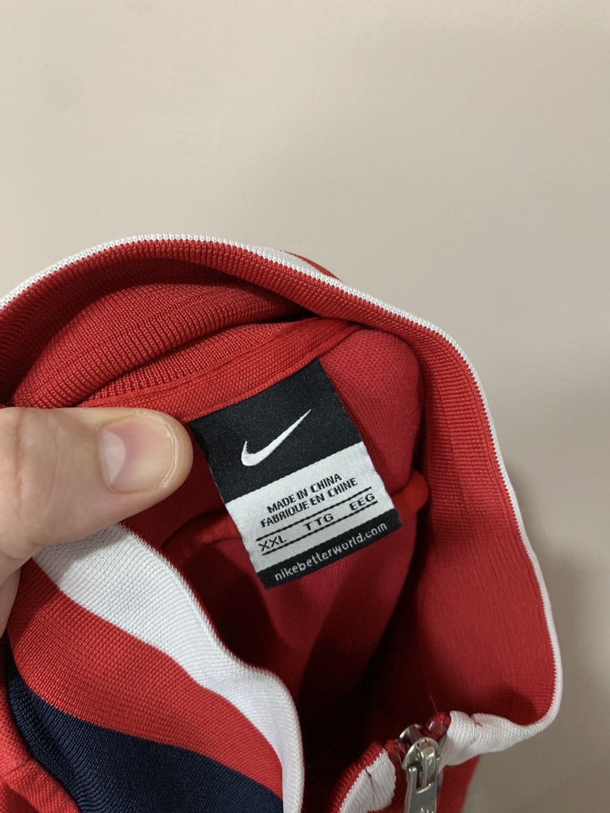Nike × Vintage Arsenal London Zip Football Jacket Nike Vintage Soccer XXL Size US L / EU 52-54 / 3 - 9 Thumbnail
