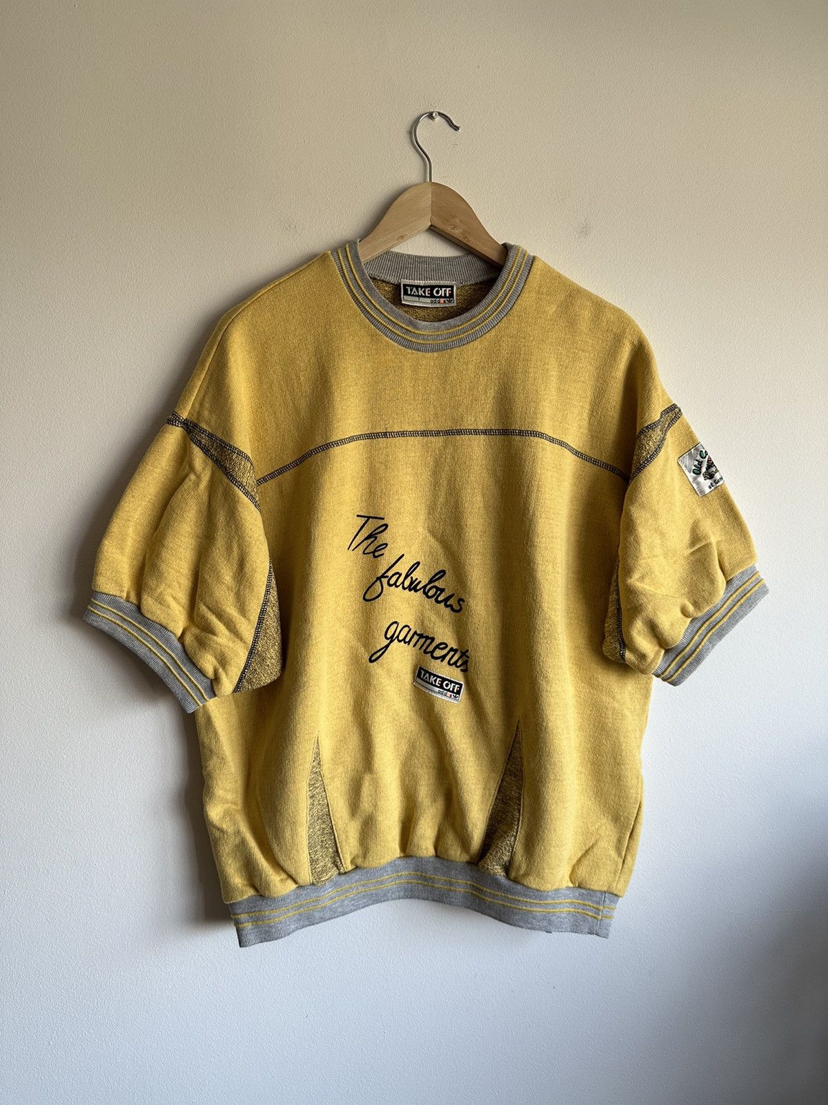 Adidas × Vintage Adidas Take Off heavy t-shirt / shirt sleeve sweatshirt Size US L / EU 52-54 / 3 - 1 Thumbnail