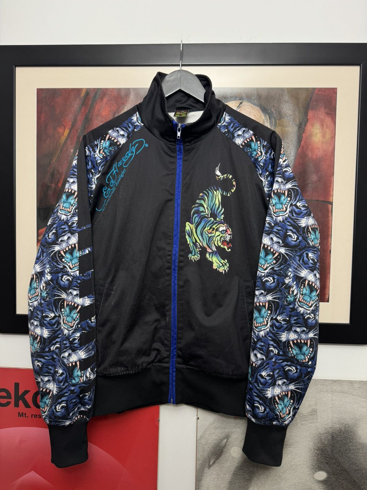 Ed Hardy Ed Hardy Vintage Y2k Track Top Jacket Streetwear Tattoo Size US S / EU 44-46 / 1 - 1 Thumbnail