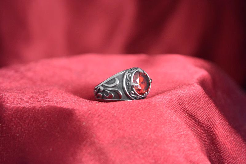 Jewelry Punk Jewelry Rings Open Size Chrome Ring (Size 7-13) Size ONE SIZE - 2 Thumbnail