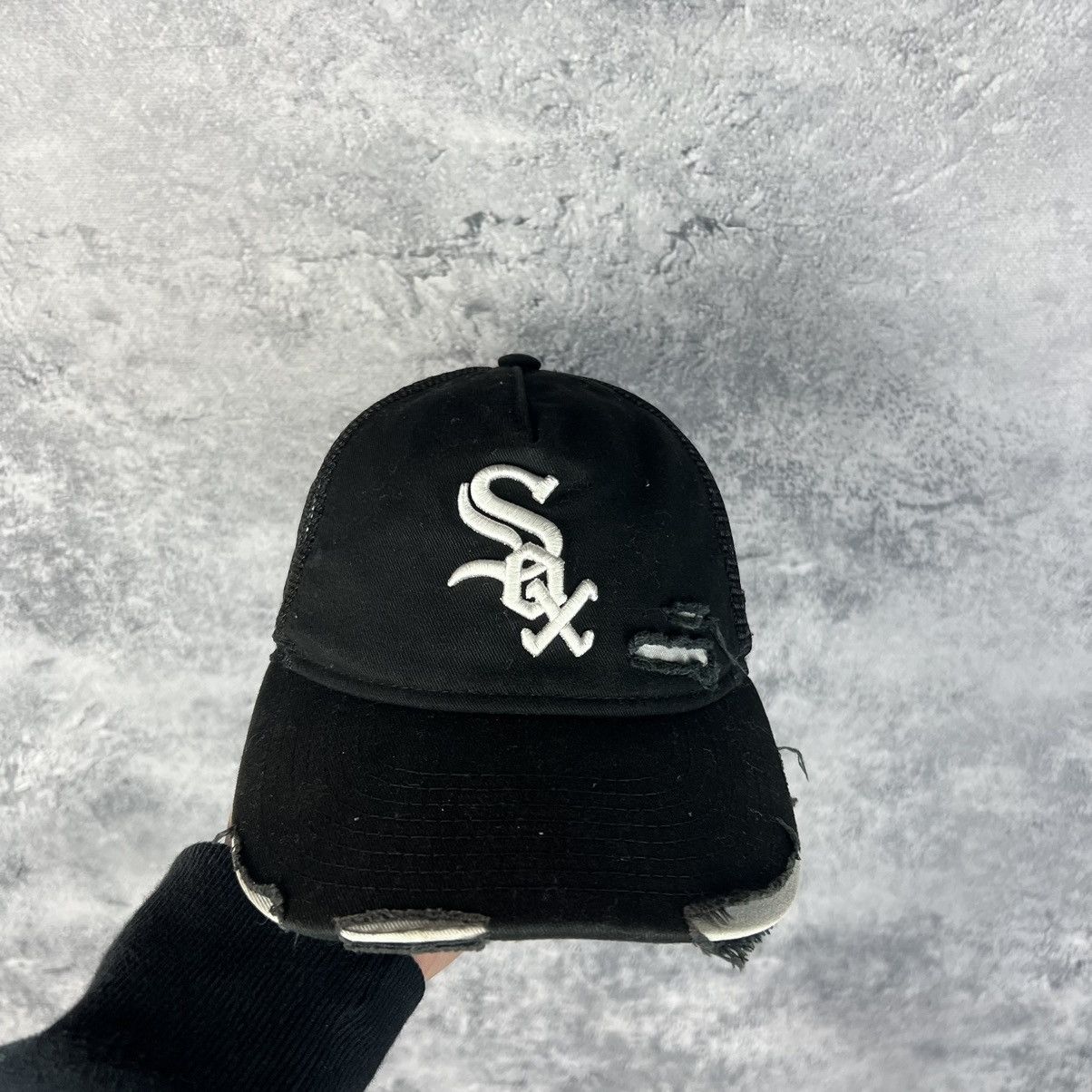MLB Sox New Era Vintage Cap Men's Black One Size Size ONE SIZE - 2 Thumbnail