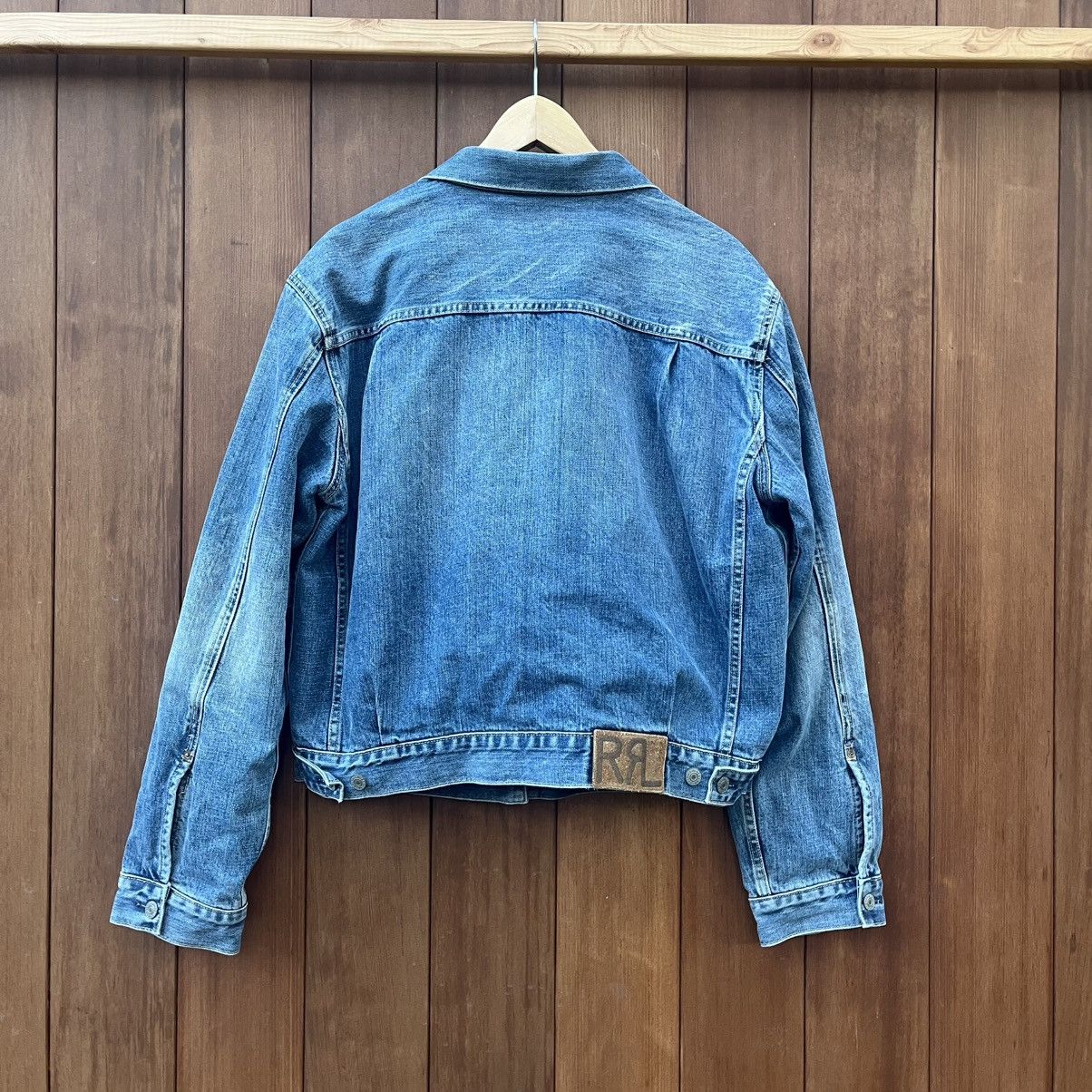 RRL RALPH LAUREN TYPE 2 BLANKET LINED DENIM JACKET
