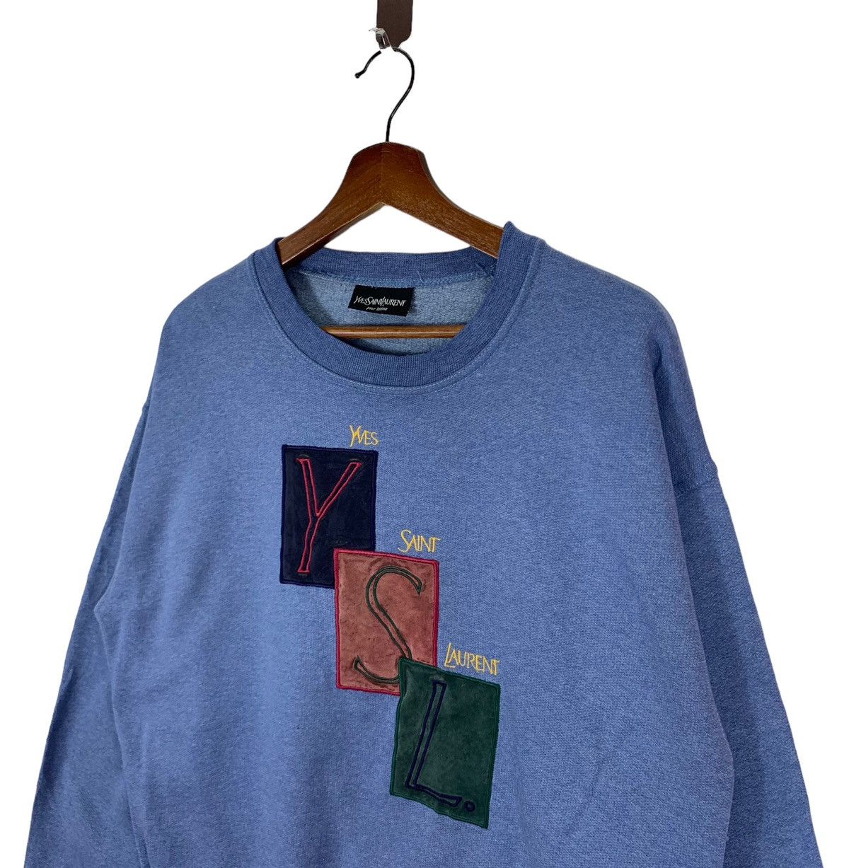 Yves Saint Laurent VINTAGE YSL YVES SAINT LAURENT CREWNECK Size US M / EU 48-50 / 2 - 3 Thumbnail