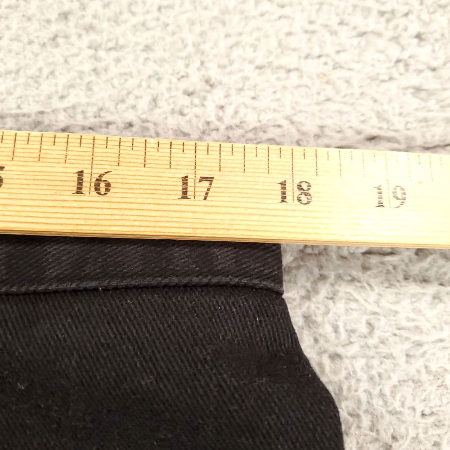 Ralph Lauren Ralph Lauren Black Jeans Womens Size 14 35x28 Denim Stretch 5-Pocket City Classic Straight Regular Womens Size 36" / US 14 / IT 50 - 2 Thumbnail