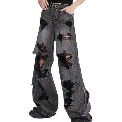 High Sport × Japanese Brand × Jean Men's Jeans Wide Leg Denim Pants Fashion Loose Size US 32 / EU 48 - 2 Thumbnail