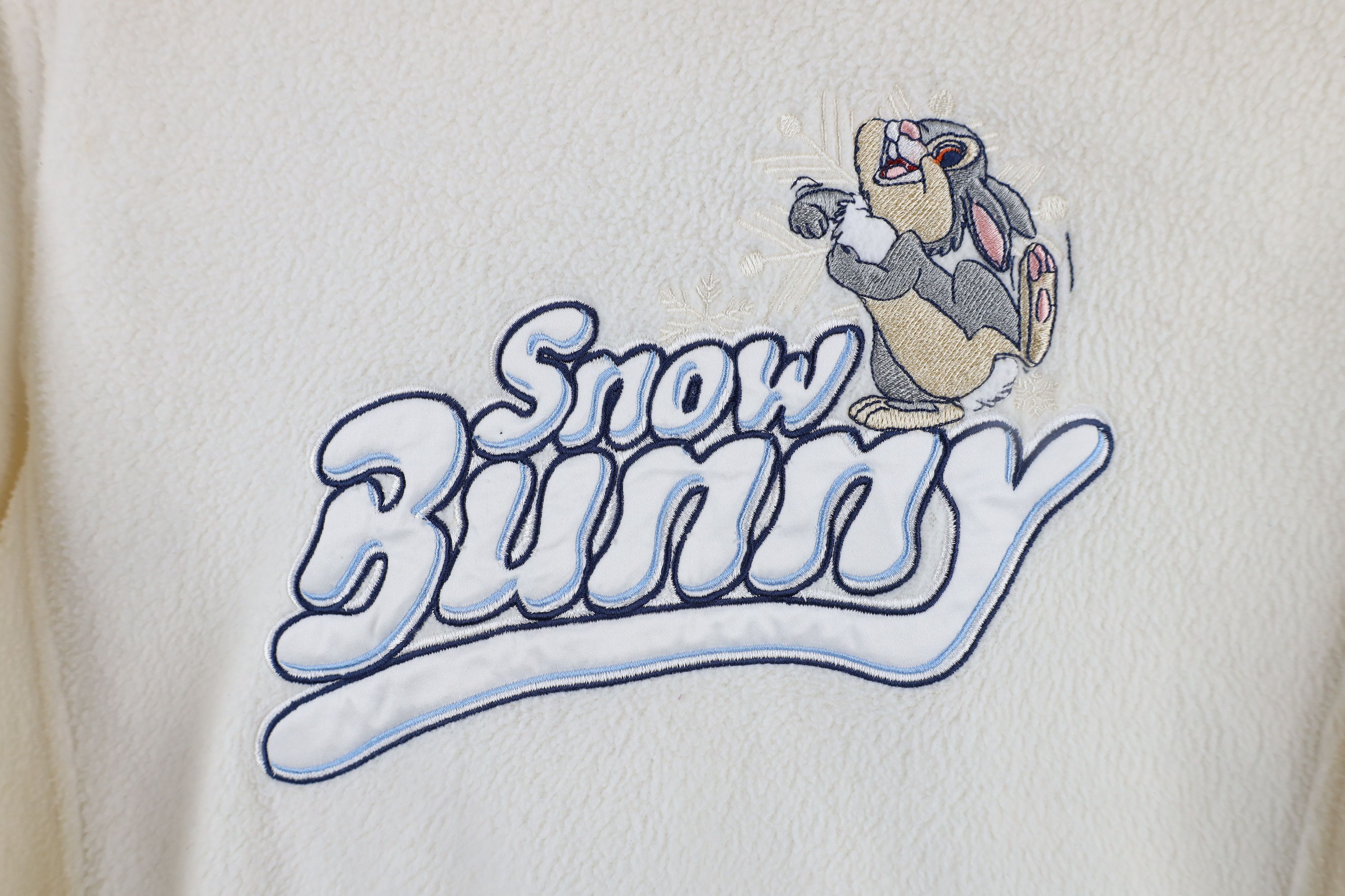 Disney × Vintage Vintage 90s Y2K Disney Spell Bambi Thumper Snow Bunny Hoodie Size M / US 6-8 / IT 42-44 - 4 Thumbnail