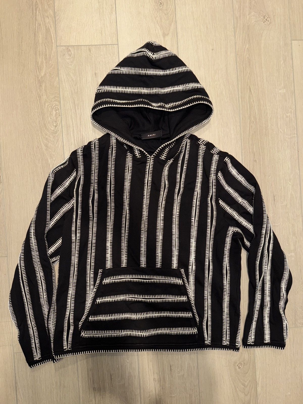 Amiri Amiri Handcrafted Wip Stitch Hoodie Size US M / EU 48-50 / 2 - 1 Thumbnail