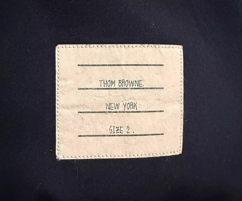 Thom Browne Thom Browne Dark blue four-bar shirt jacket 2505-Nextarrow Size US M / EU 48-50 / 2 - 5 Thumbnail
