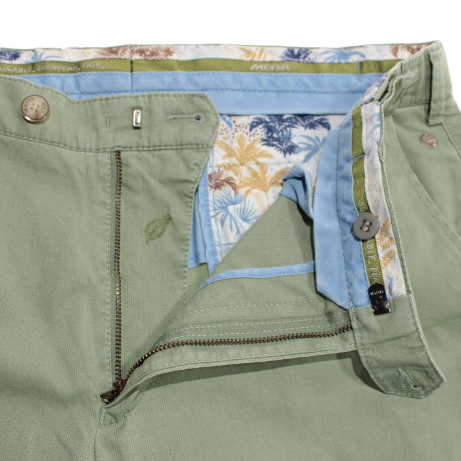 Other Meyer New with tags Chino Size 34 US In Green Size US 34 / EU 50 - 3 Thumbnail