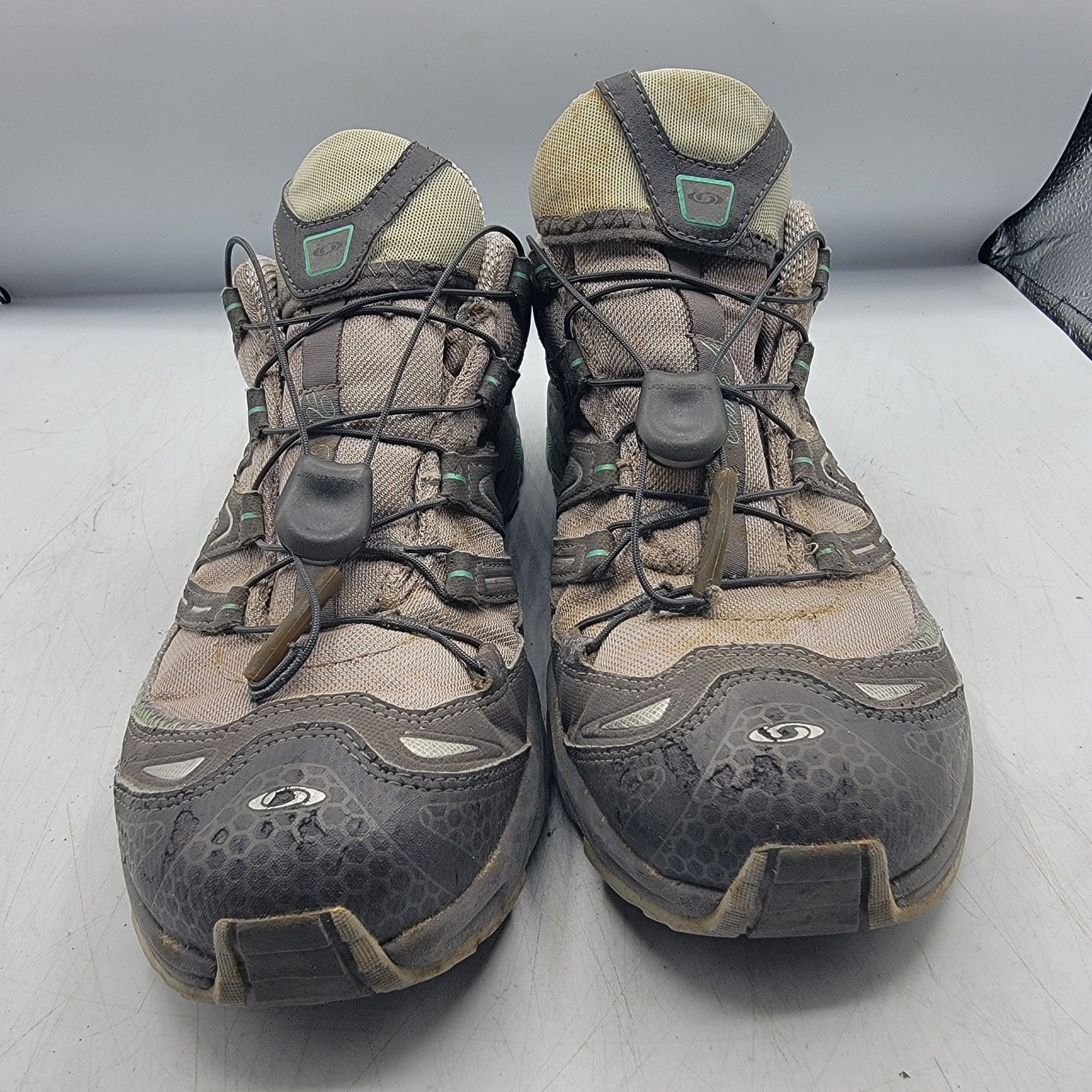 Salomon Salomon XA Comp 4 SCS Womens Size 9 Gray Shoes Gore Tex Trai Size US 9 / IT 39 - 2 Thumbnail