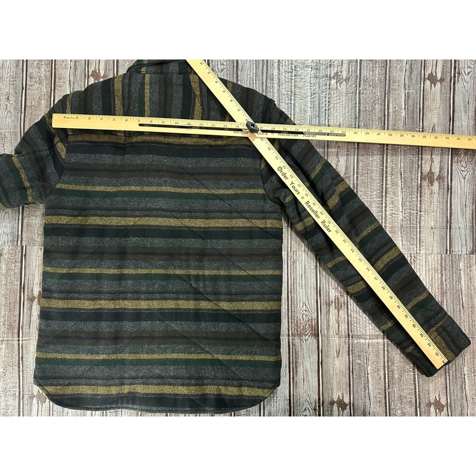 Rag & Bone Rag & Bone Cooper Wool blend quilted striped Shirt Jacket NW Size US L / EU 52-54 / 3 - 7 Thumbnail