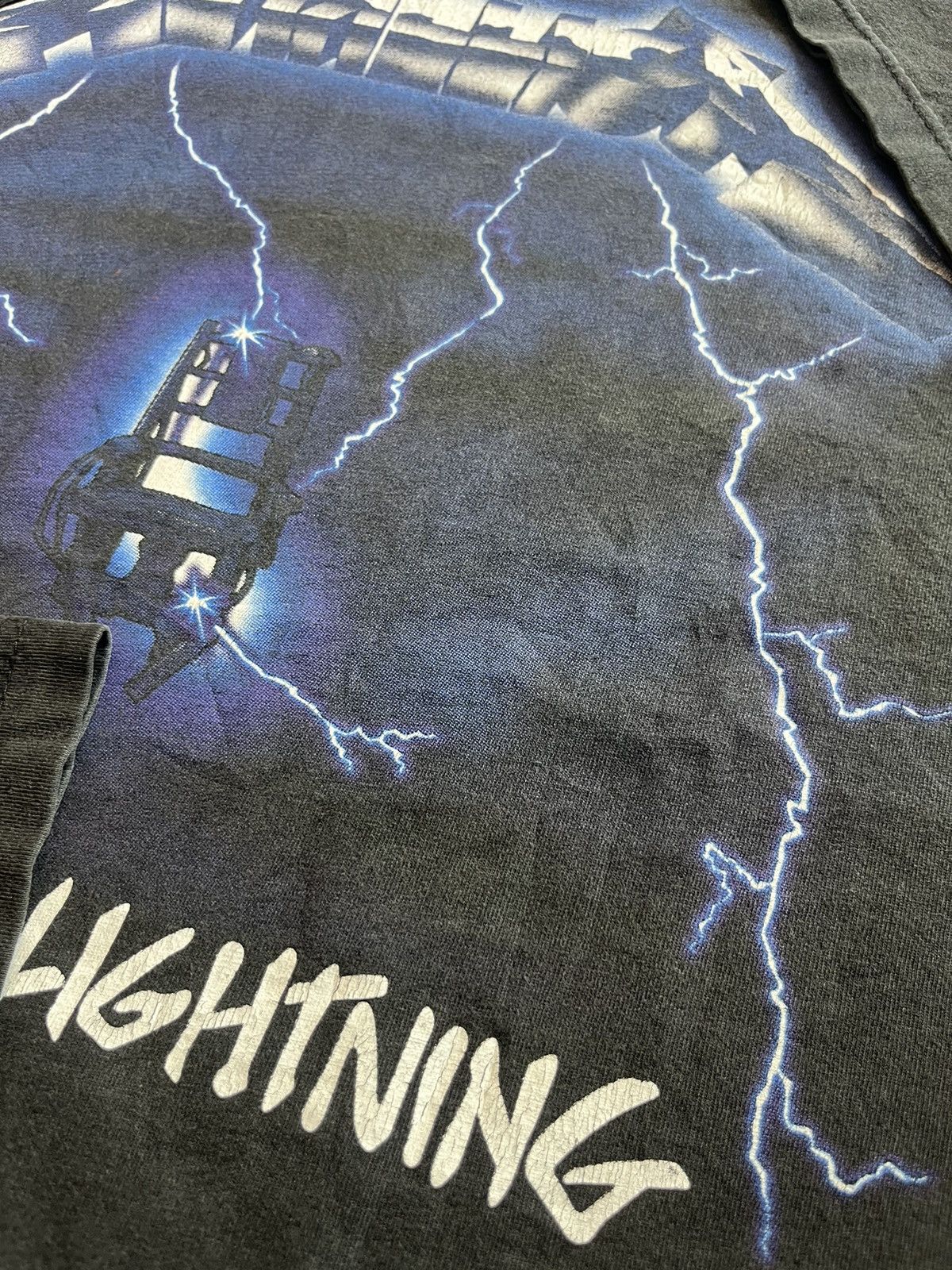 Band Tees Vintage METALLICA Ride The Lighting Band Tshirt Size US L / EU 52-54 / 3 - 8 Thumbnail