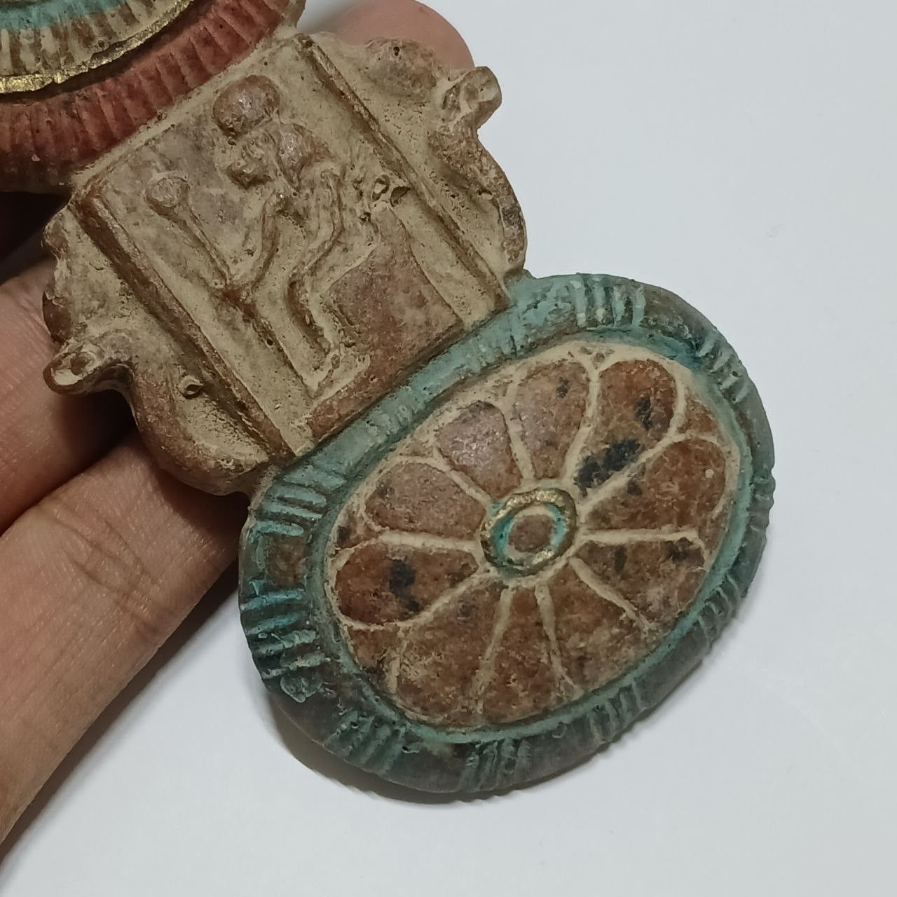 Handmade Handcrafted Egyptian figure with intricate patterns Size ONE SIZE - 4 Thumbnail