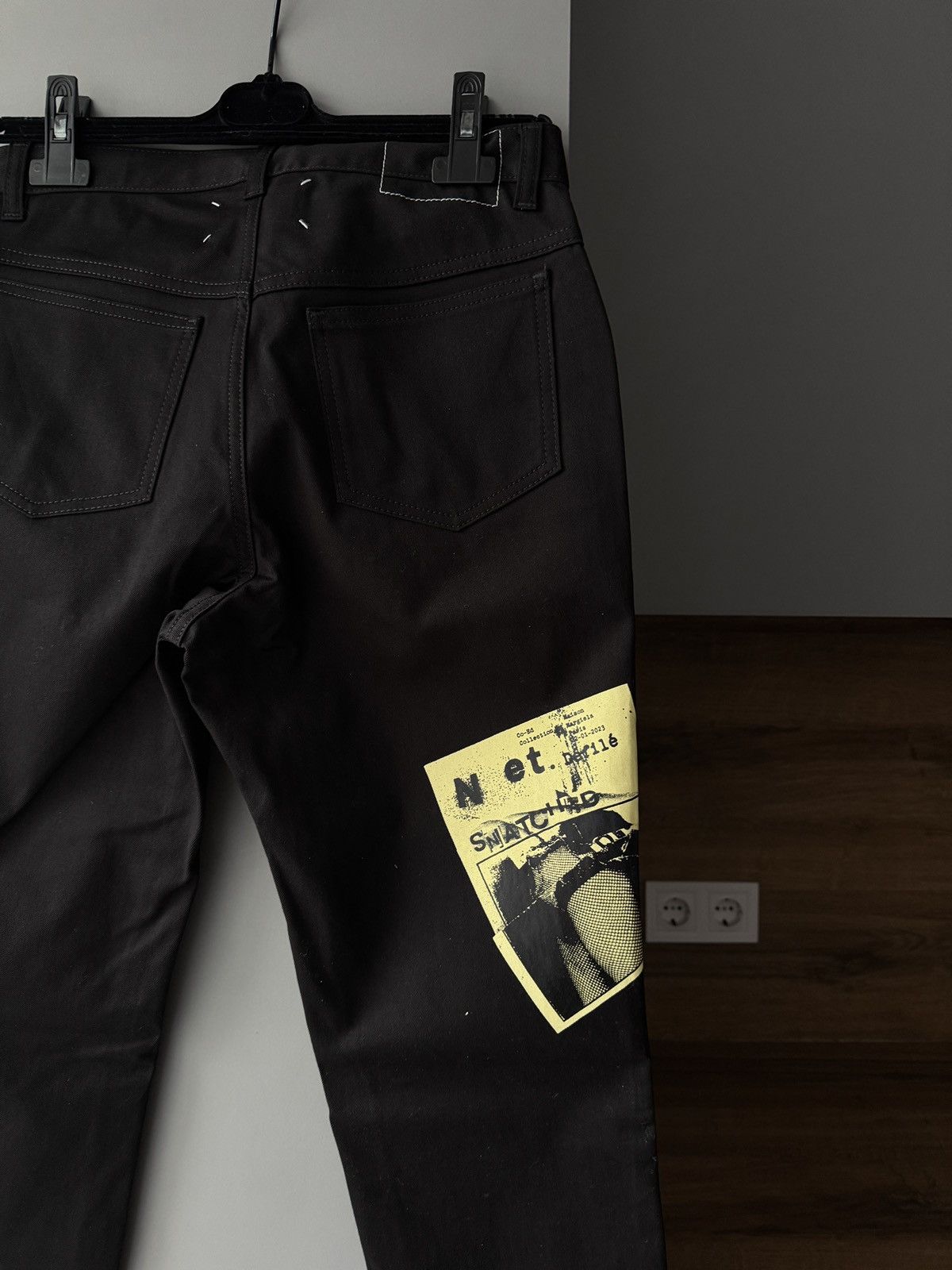 Maison Margiela Last Maison Margiela Invitation Print Skinny Black Jeans Size US 34 / EU 50 - 5 Thumbnail