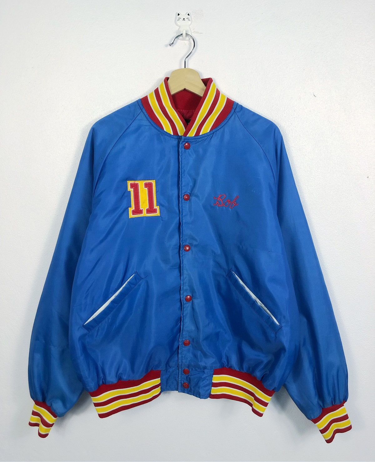 Vintage Vintage Butwin Newell Concrete Bomber Jacket Made in USA Size US XL / EU 56 / 4 - 2 Thumbnail