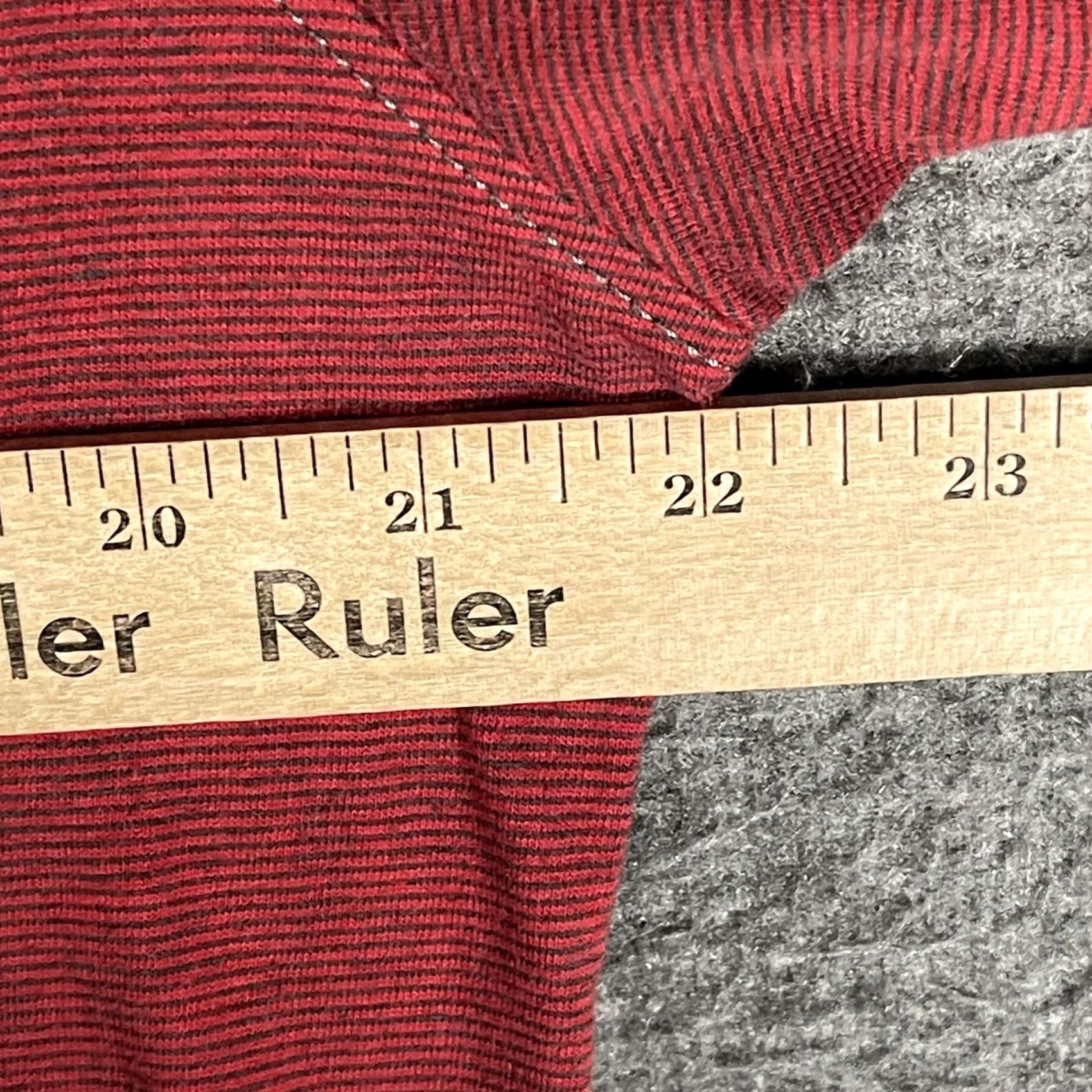 Vintage Kuhl Polo Shirt Mens M Red Striped Dual Chest Pockets Casual Outdoor Hiking Shirt Size US M / EU 48-50 / 2 - 5 Thumbnail