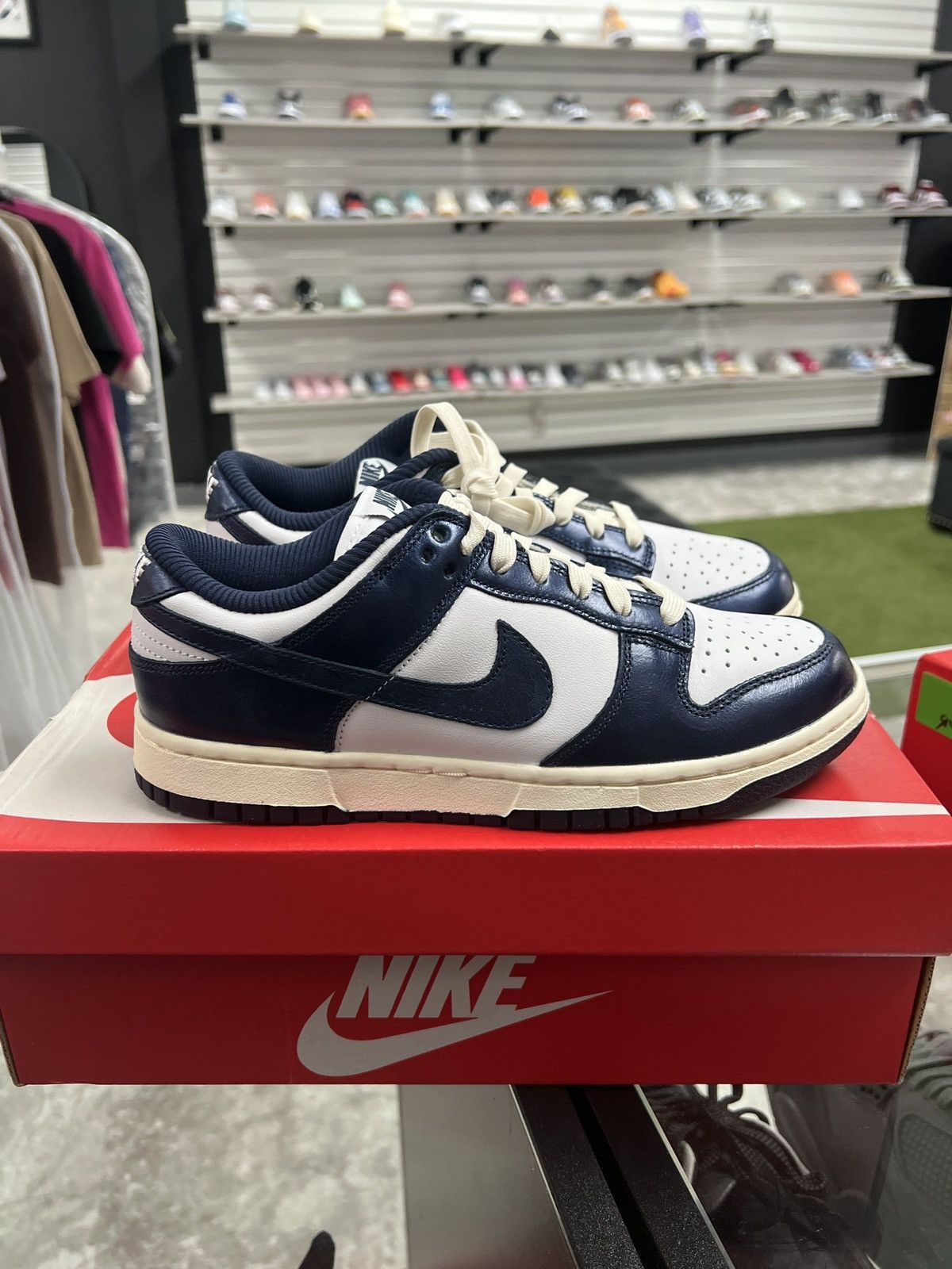 Nike Nike Dunk Low Vintage Blue Size US 9 / IT 39 - 1 Thumbnail
