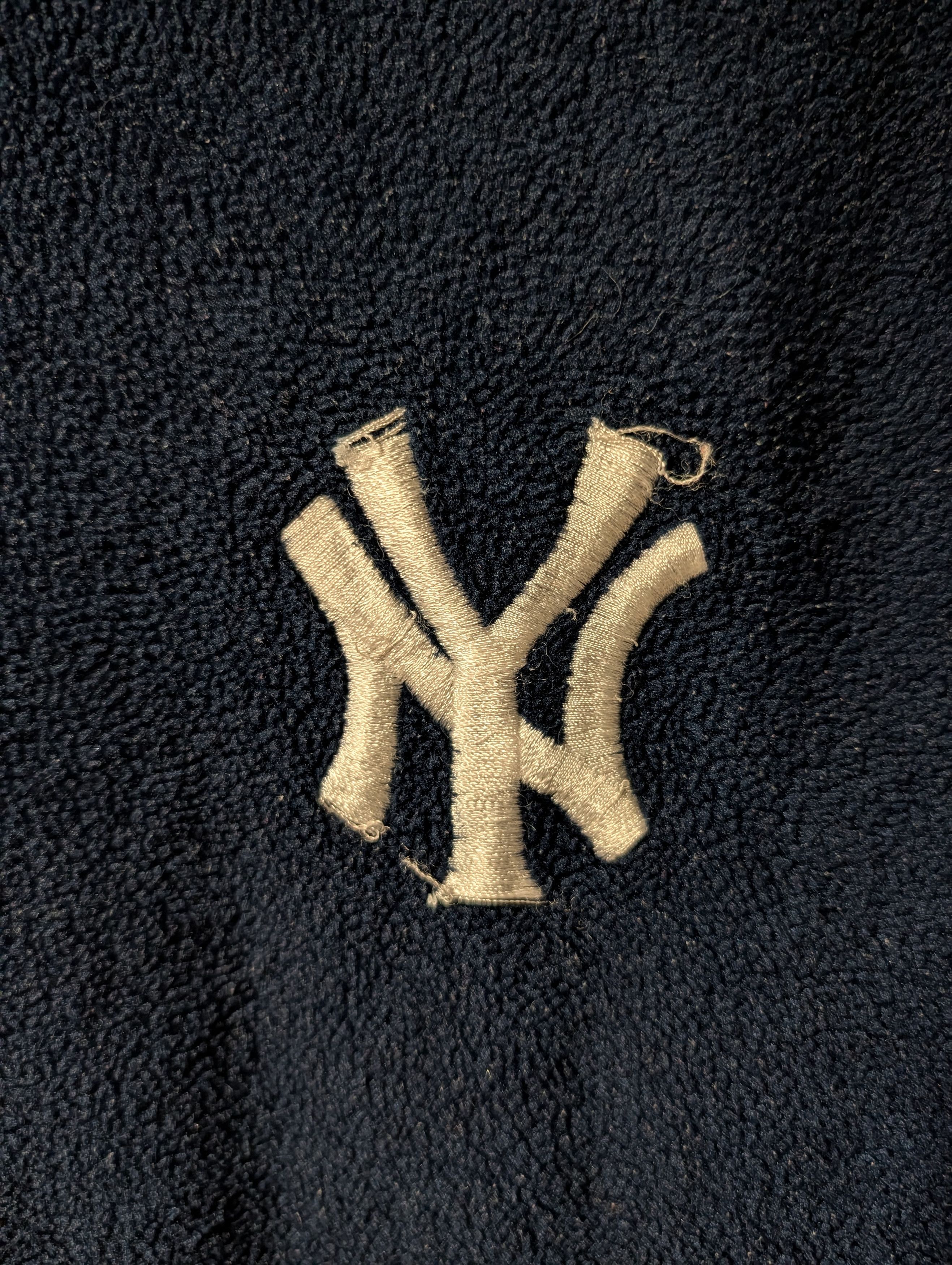 New York Yankees Nike Team NY Yankees 1/4 Zip Fleece Pullover Youth M 12/14 Size US M / EU 48-50 / 2 - 2 Thumbnail