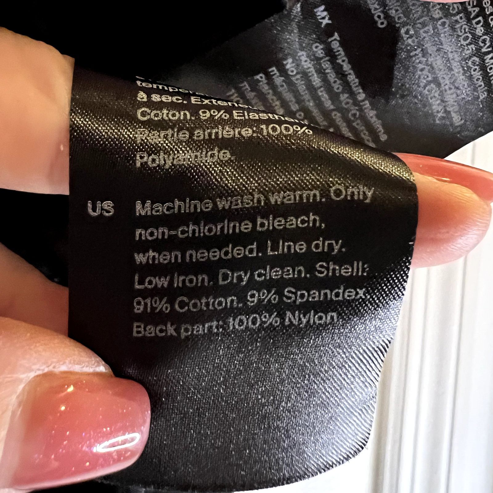 Cos COS Button Black Blouse size S Cotton Crew neck 3/4 Sleeve Size S / US 4 / IT 40 - 5 Thumbnail