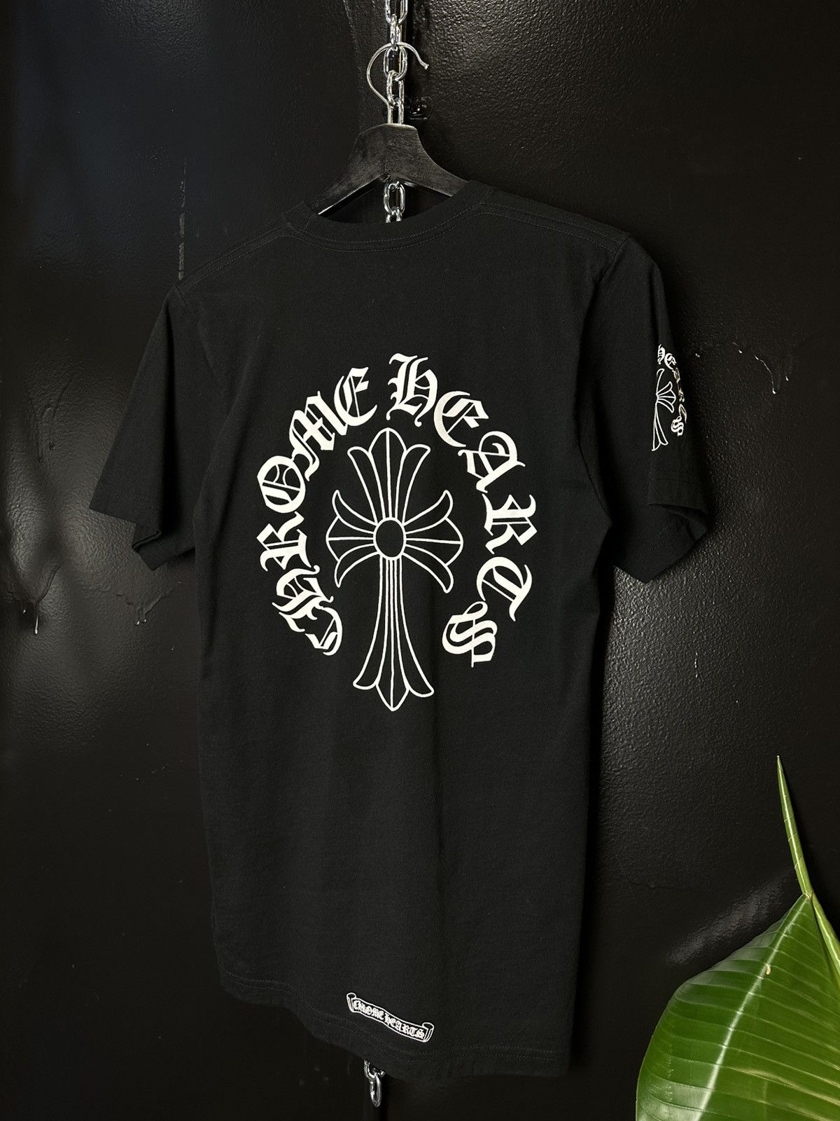 Chrome Hearts Chrome Hearts Neck Script Cross Emblem Pocket Tee Size US S / EU 44-46 / 1 - 1 Thumbnail