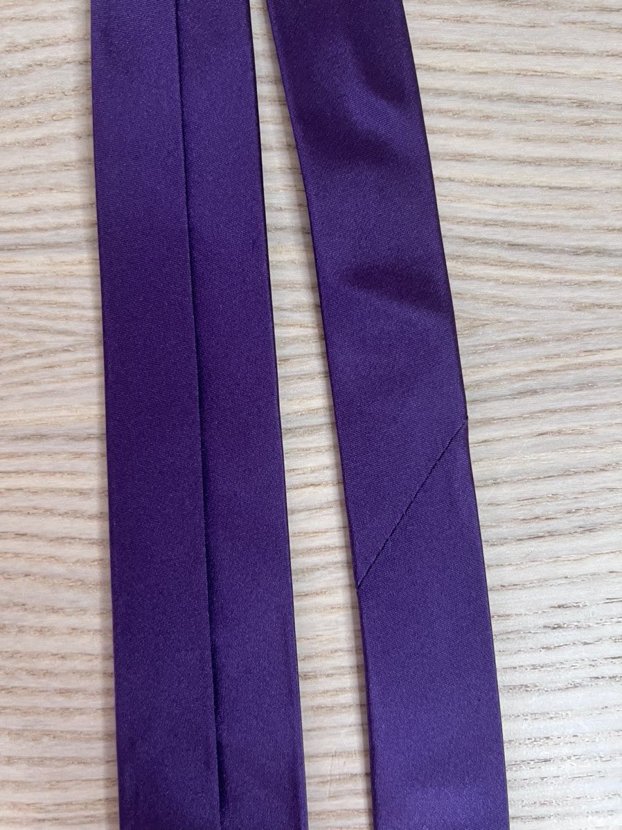 Paul Smith Skinny purple tie, silk, made in Italy, worn x 3 Size ONE SIZE - 11 Thumbnail