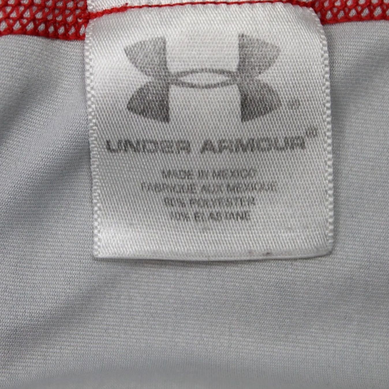 Under Armour Under Armour Baseball Shirt Mens Medium Gray/Red Raglan Fitted Heatgear Athletic Size US M / EU 48-50 / 2 - 7 Thumbnail
