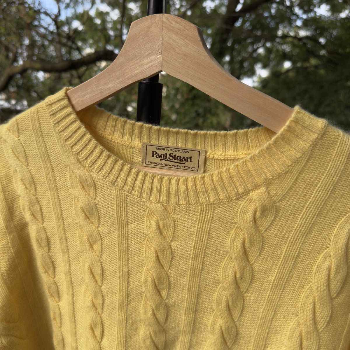 Paul Stuart Paul Stuart Cashmere Cable Crewneck Sweater Size US L / EU 52-54 / 3 - 16 Thumbnail