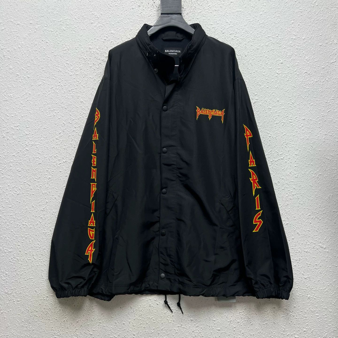 Balenciaga Balenciaga Metal Logo Windbreaker Jacket Size 46 Size US S / EU 44-46 / 1 - 1 Thumbnail