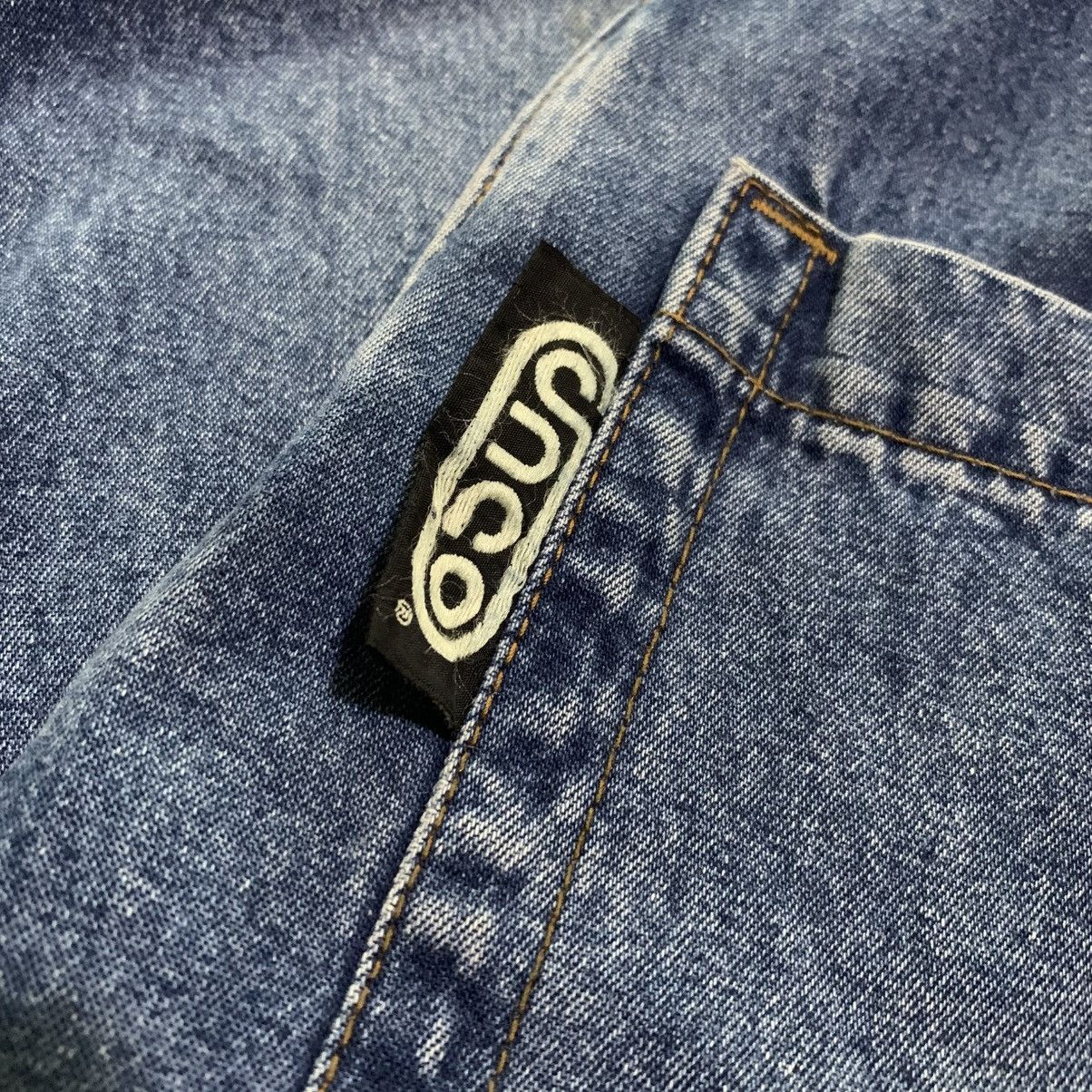 JNCO Y2K JNCO handy Man Big Pocket Reflective Baggy Denim Pants Size US 36 / EU 52 - 10 Thumbnail