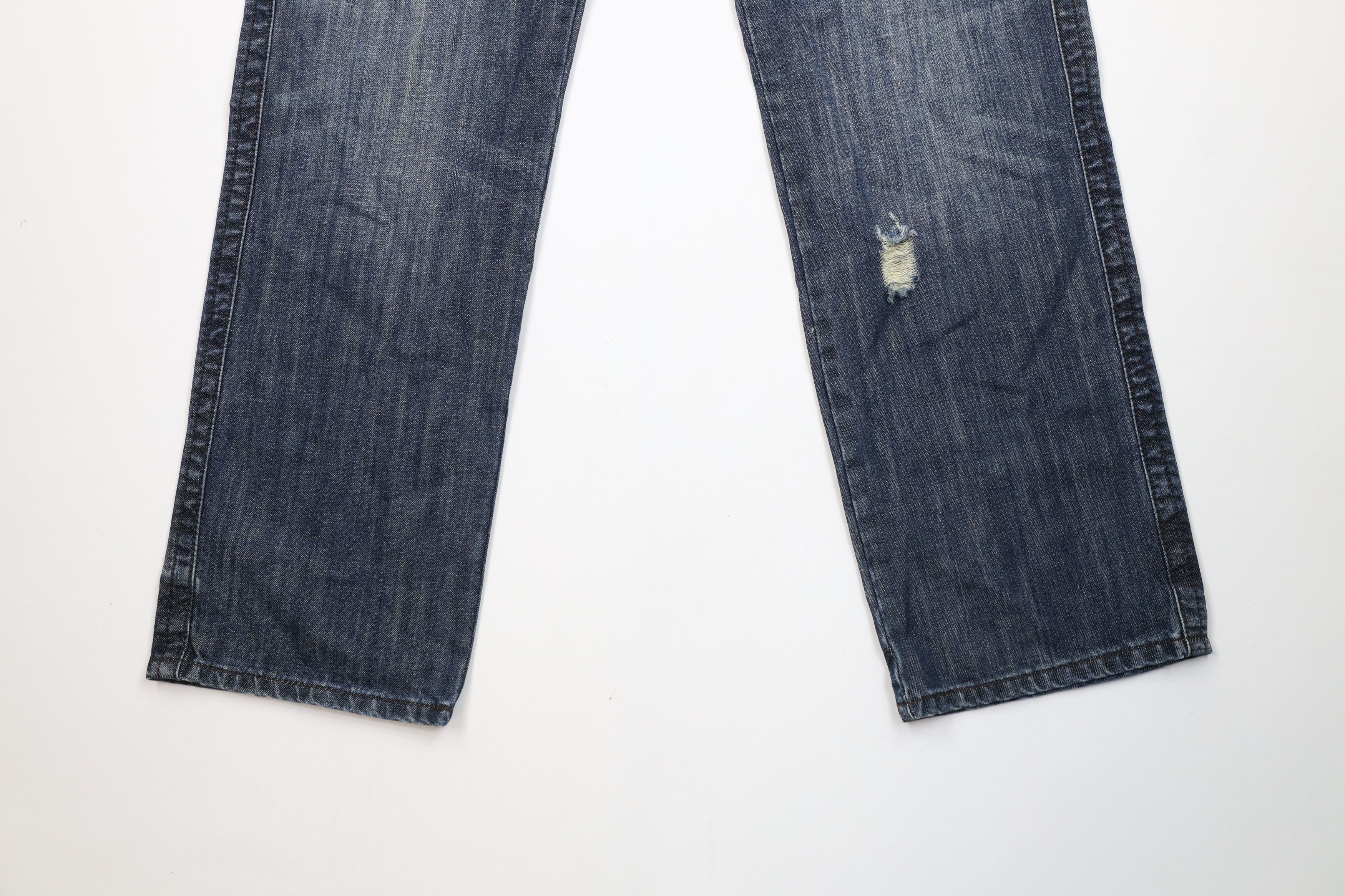 Pelle Pelle Vintage Pelle Pelle Limited Edition Trim Wide Leg Jeans Size US 36 / EU 52 - 4 Thumbnail