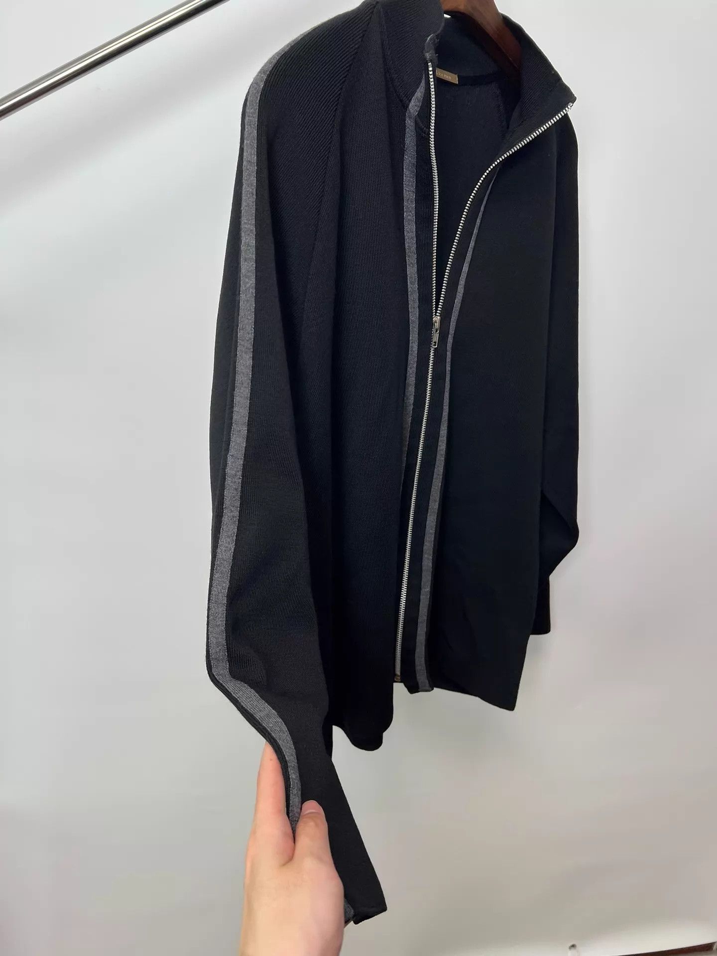 Yohji Yamamoto Yohji Yamamoto YS for Men Zip Wool Knit Cardigan Size US L / EU 52-54 / 3 - 7 Thumbnail