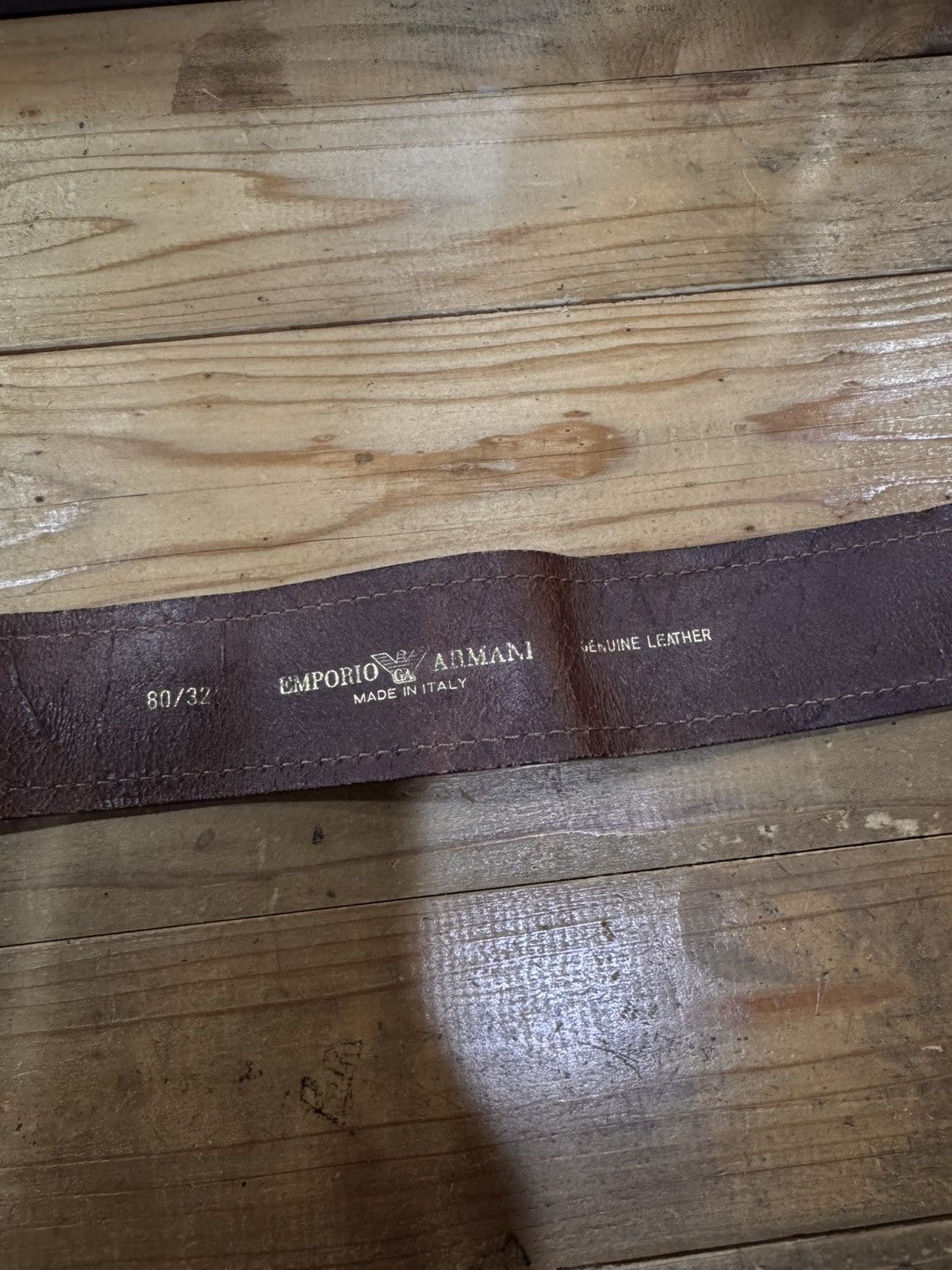 Giorgio Armani EMPORIO ARMANI LEATHER BELT🔥 Size ONE SIZE - 5 Thumbnail