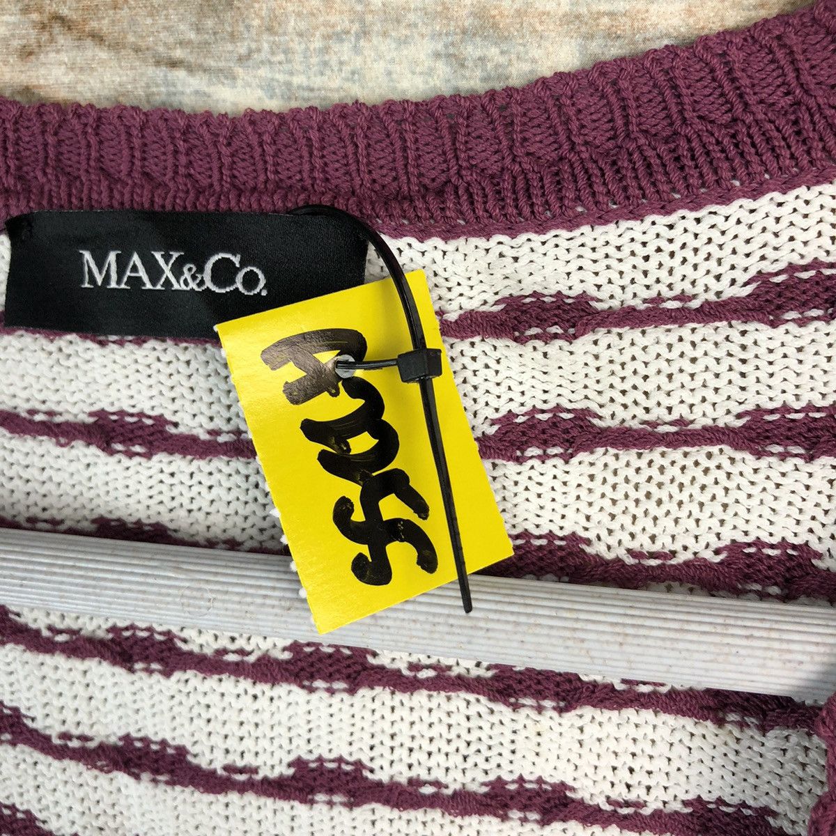 MAX&Co. Max & Co Purple Cardigan Knitwear #A2255 Size S / US 4 / IT 40 - 10 Thumbnail