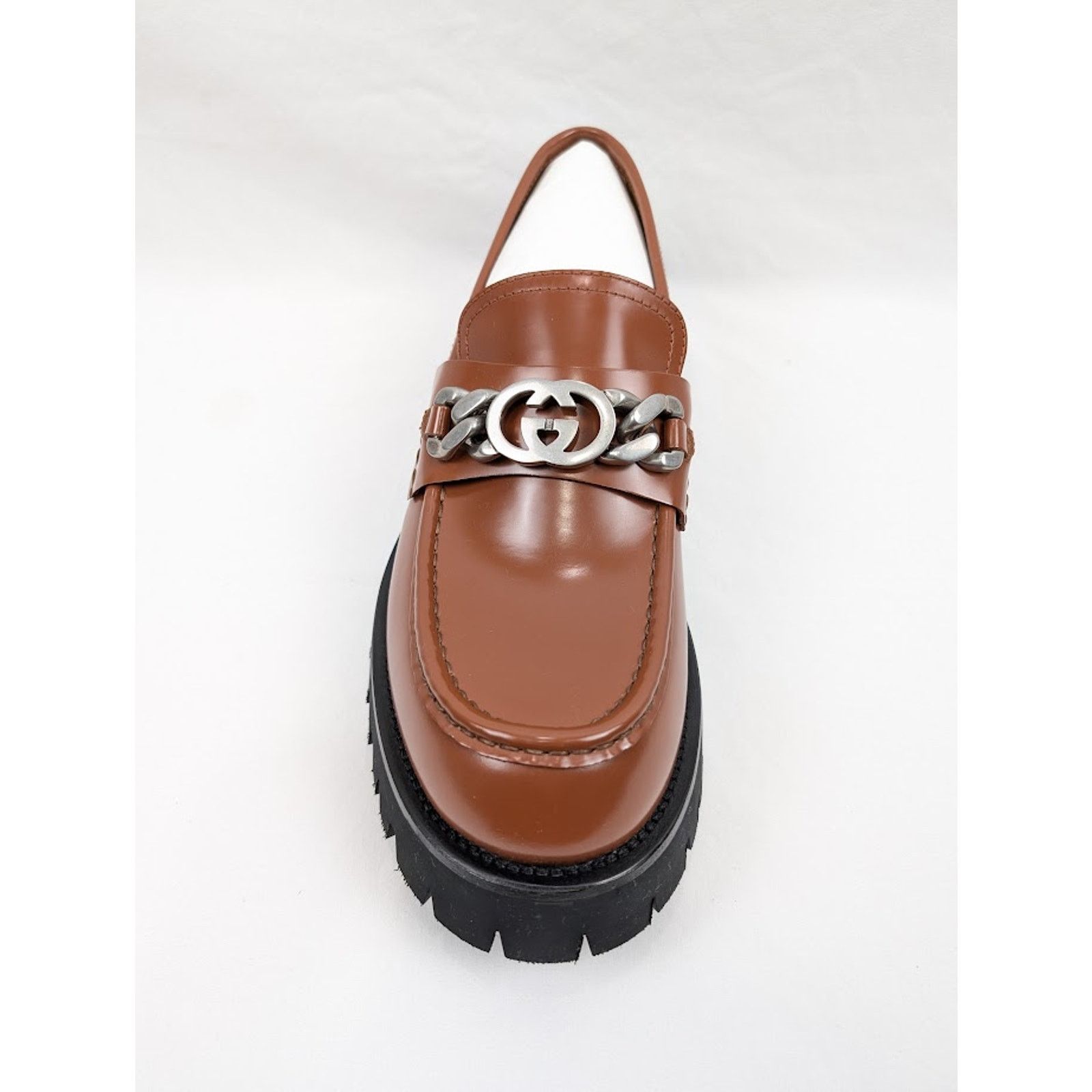 Gucci o1rshd1 Cordovan Lux Loafers in Rust Size US 12.5 / EU 45-46 - 6 Thumbnail