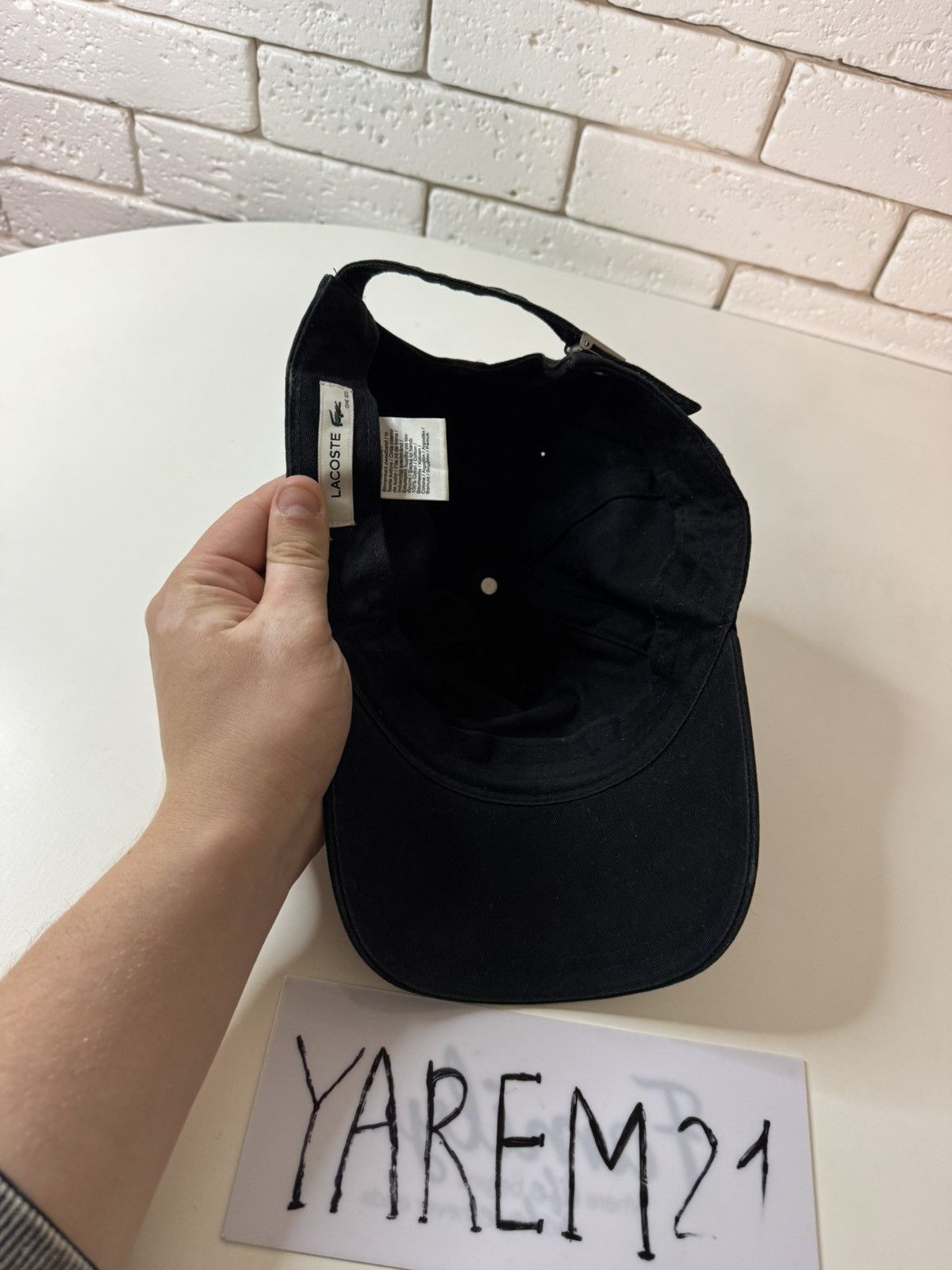 Lacoste Lacoste cap hat Size ONE SIZE - 4 Thumbnail