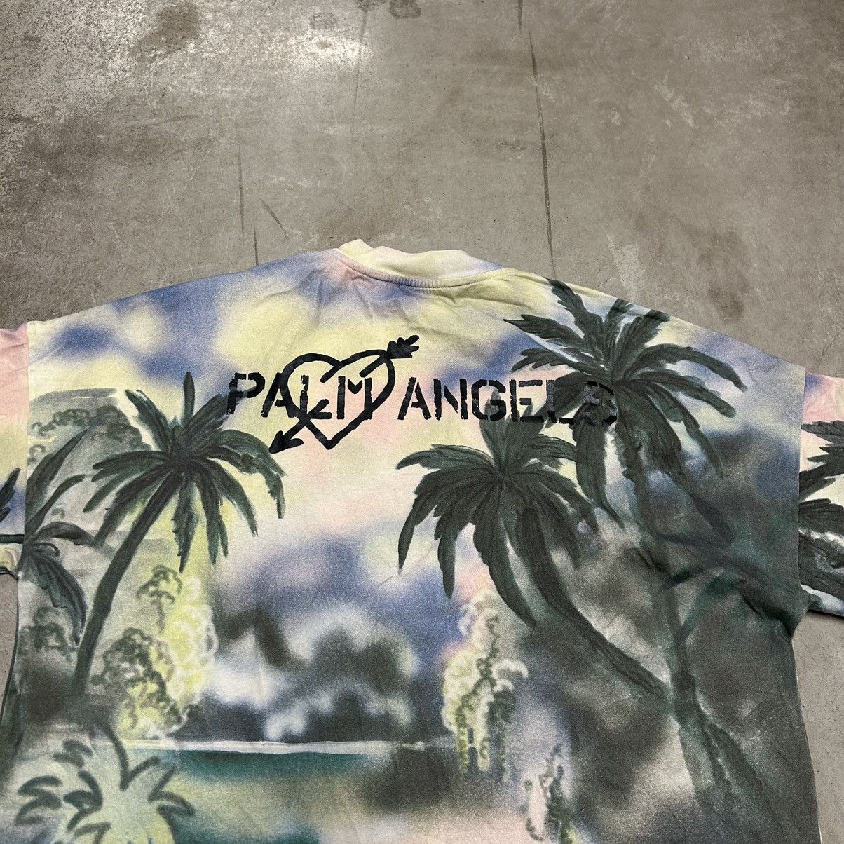 Palm Angels Palm Angels Trees Logo T-shirt Fullprint Multicolour Boxy Size US M / EU 48-50 / 2 - 5 Thumbnail